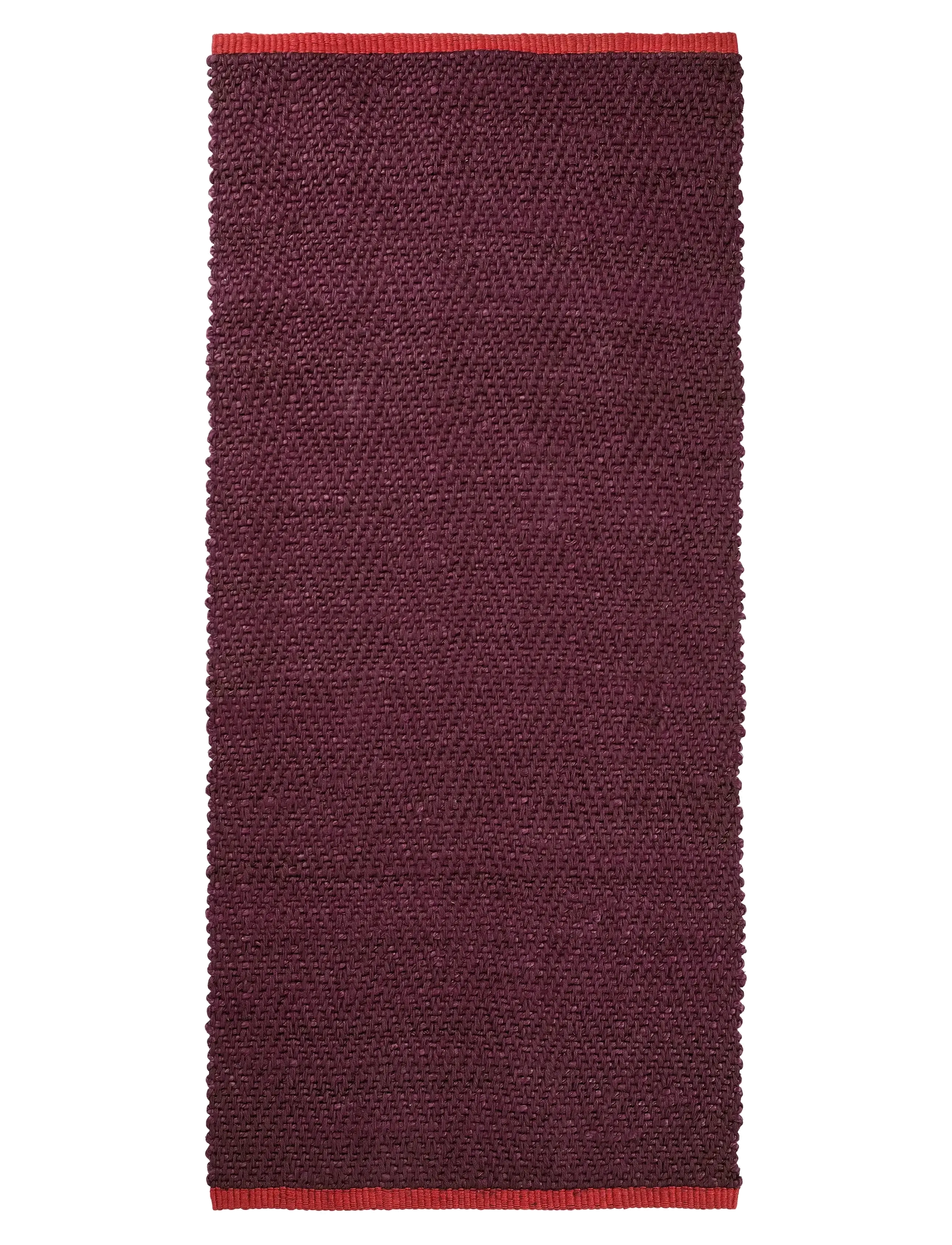 Mette Ditmer NOTES runner, small - Entreløbere - WINE / burgundy