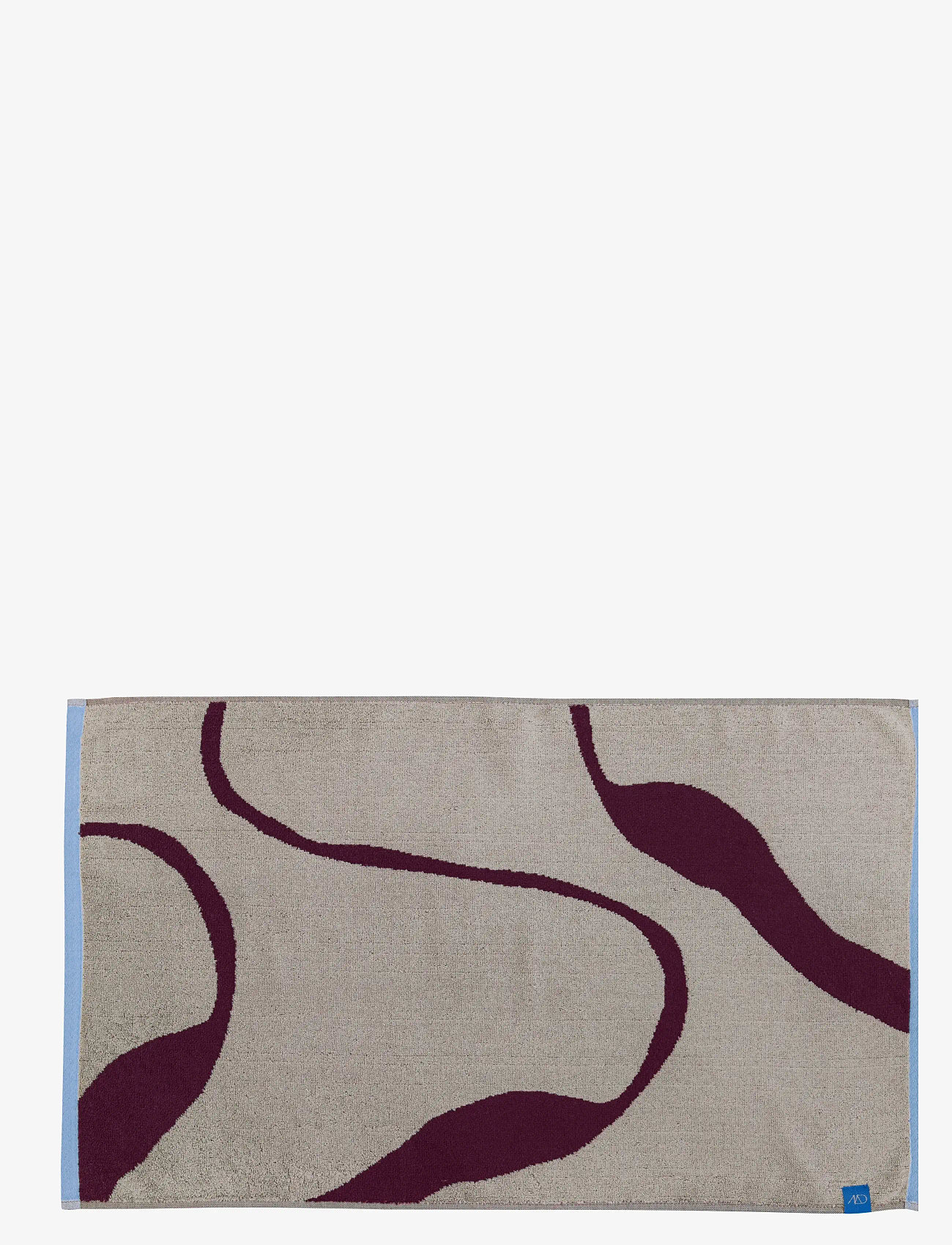 Mette Ditmer - NOVA ARTE bath mat - bath rugs - wine / sand - 1