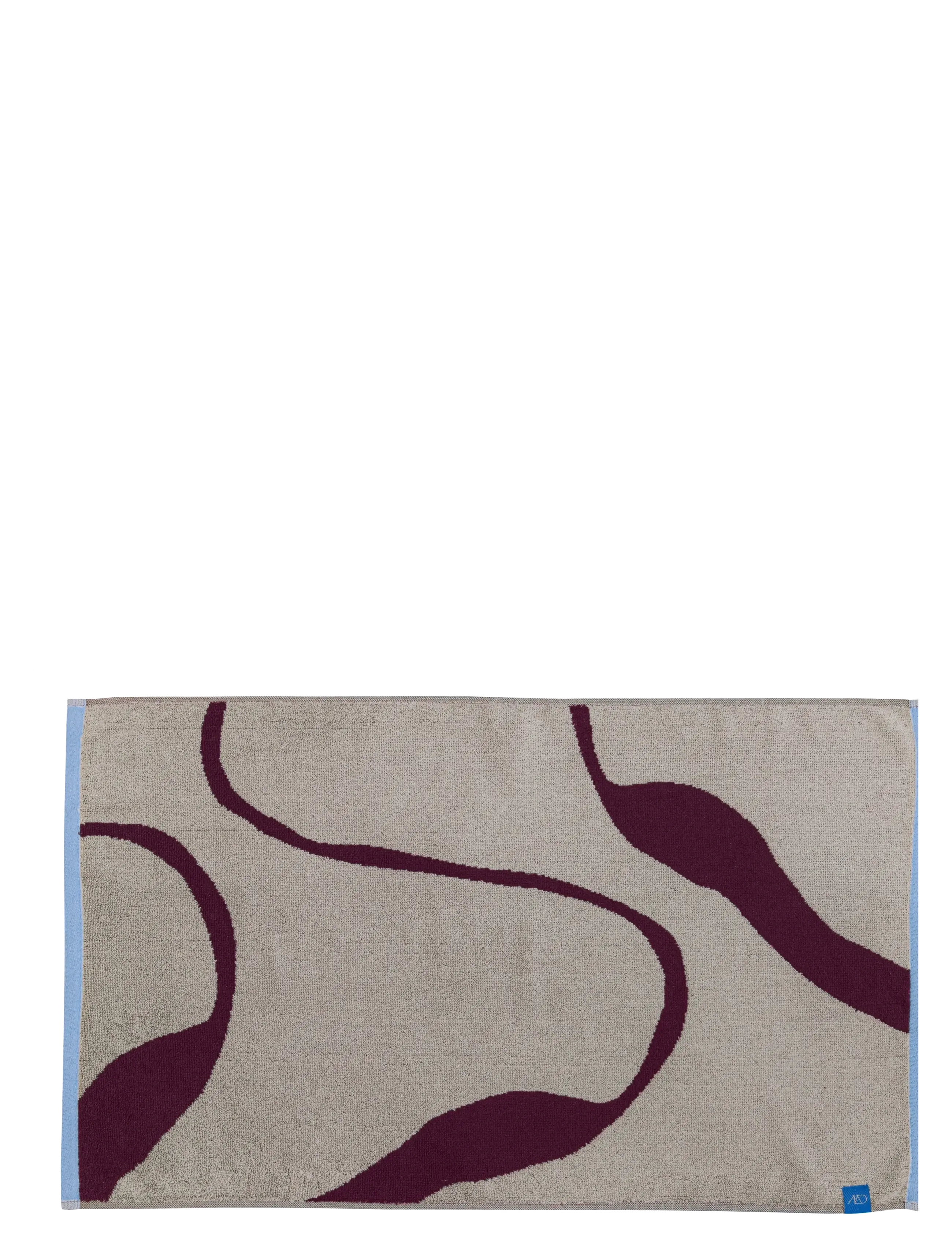 Mette Ditmer NOVA ARTE bath mat - Textilien - WINE / SAND / beige