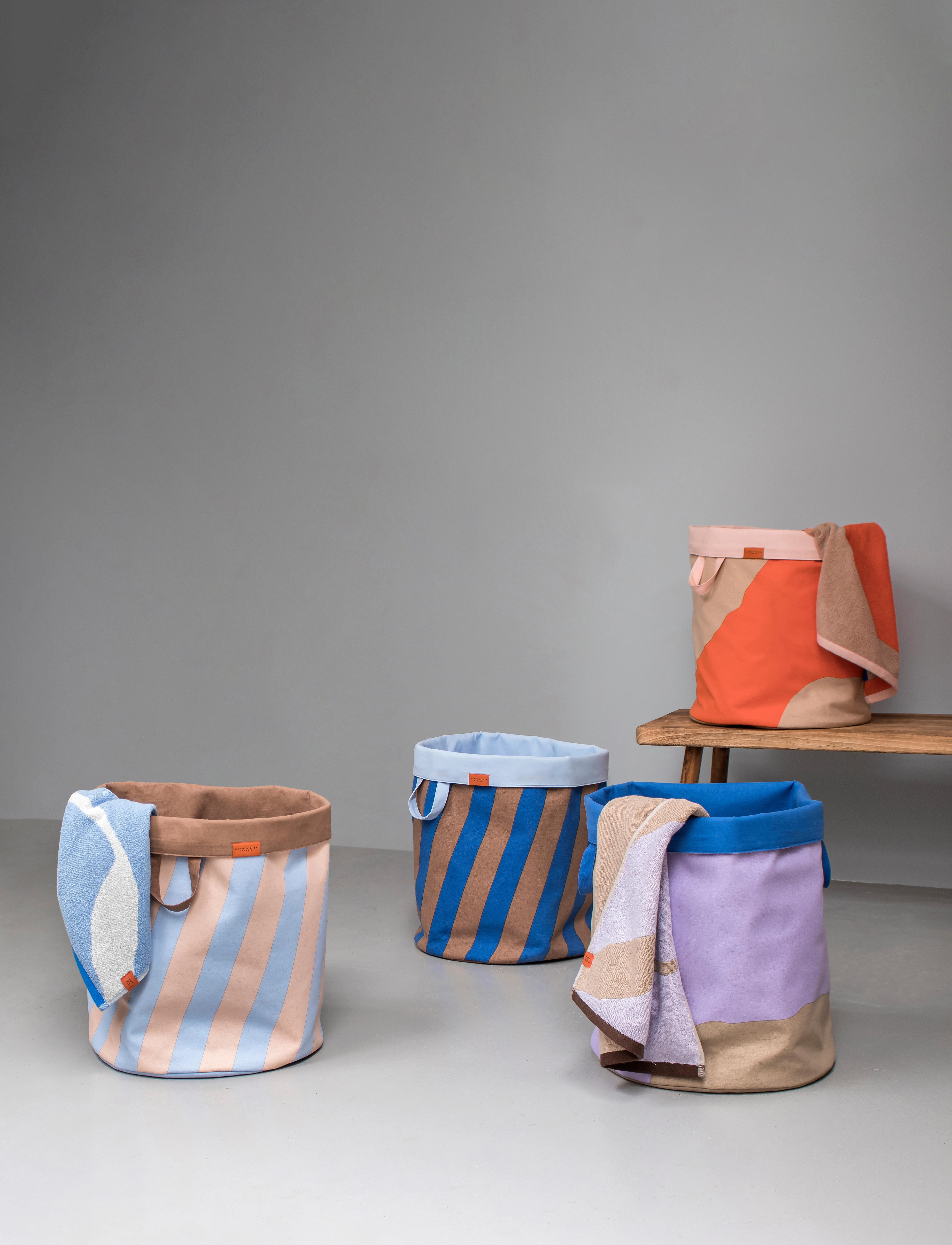Mette Ditmer - NOVA ARTE laundry bag - veļas grozi - cobalt / blush - 5