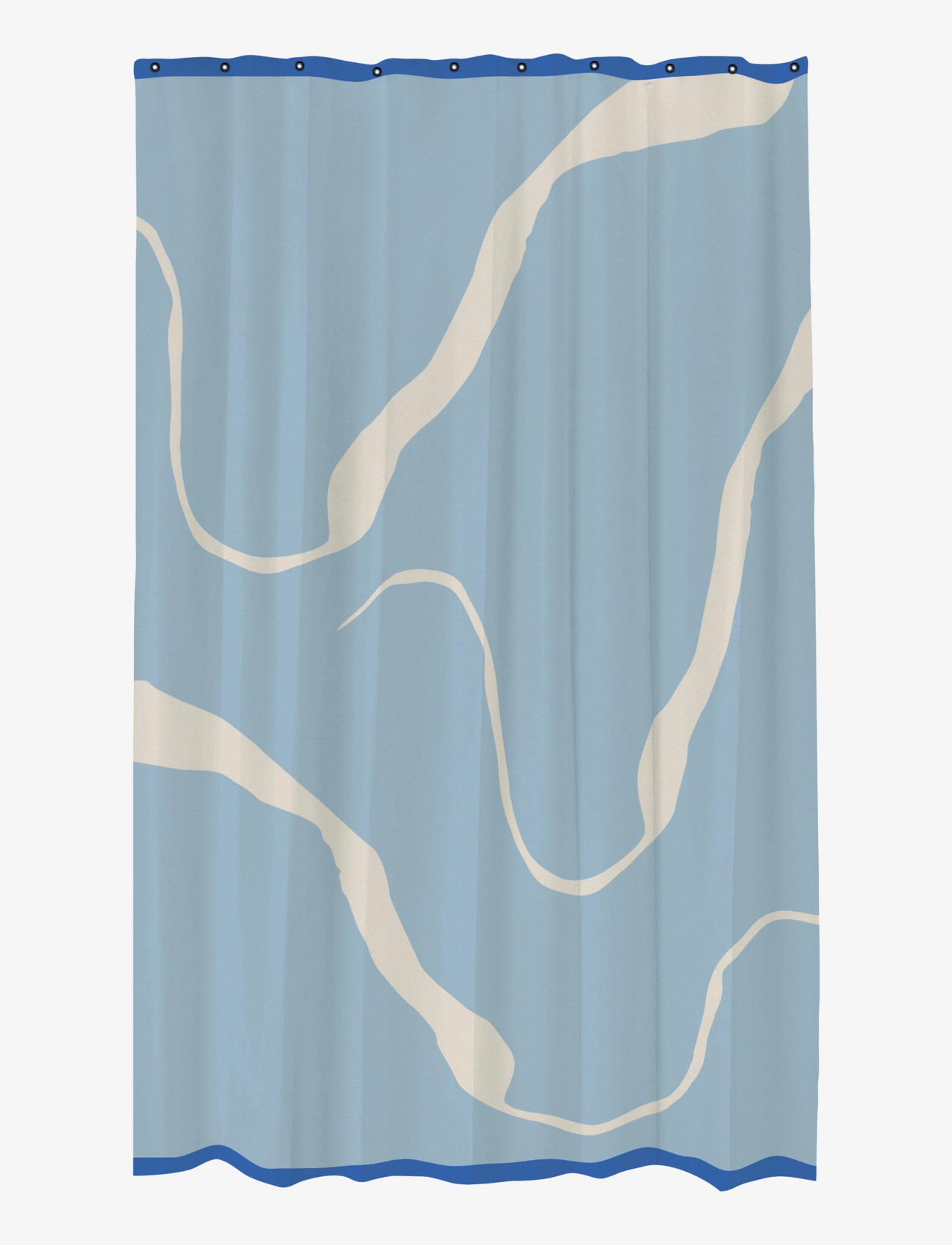 Mette Ditmer Nova Arte Shower Curtain, Bruseforhæng, Blå, Str: 150X200CM