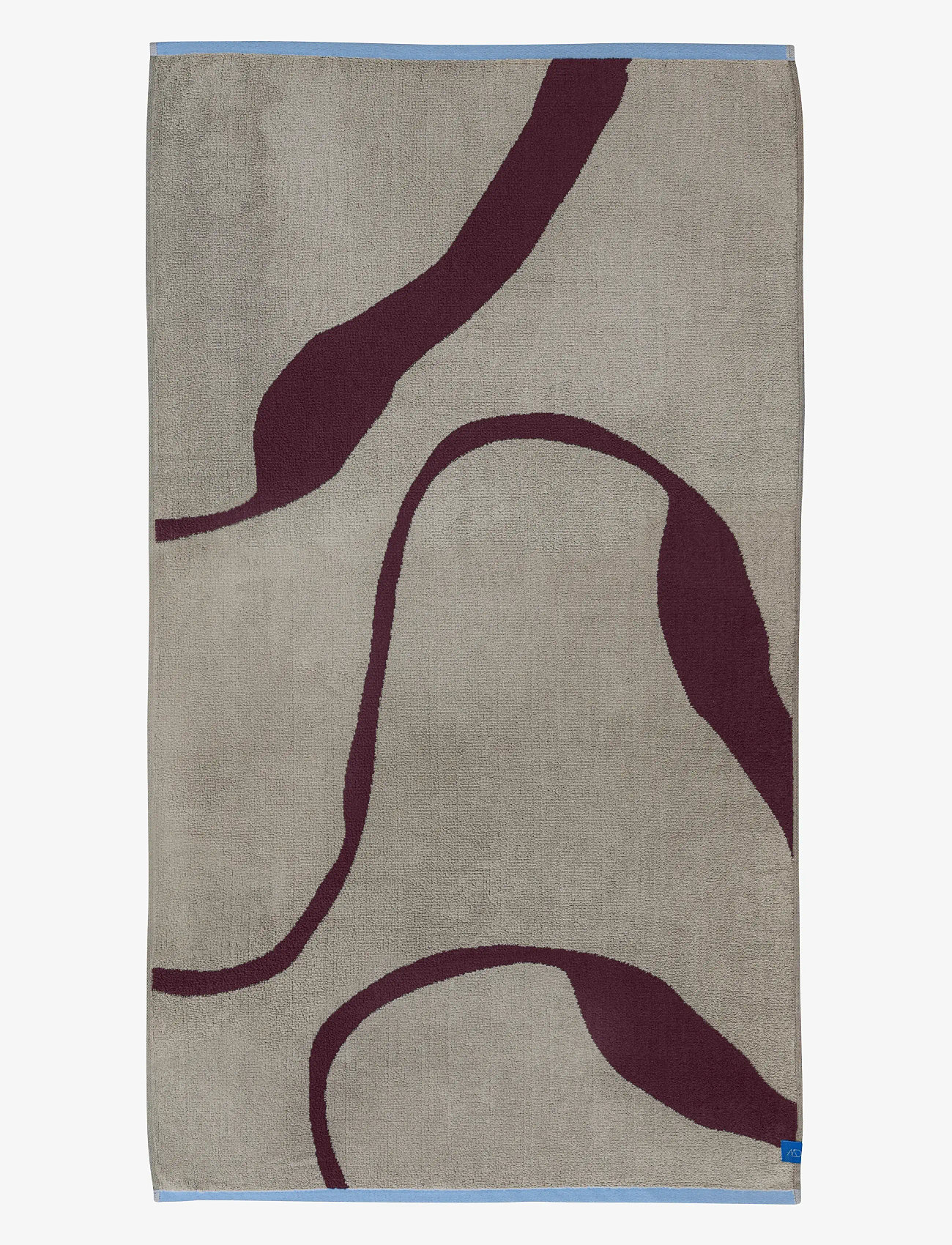 Mette Ditmer - NOVA ARTE bath towel - badetücher - wine / sand - 1