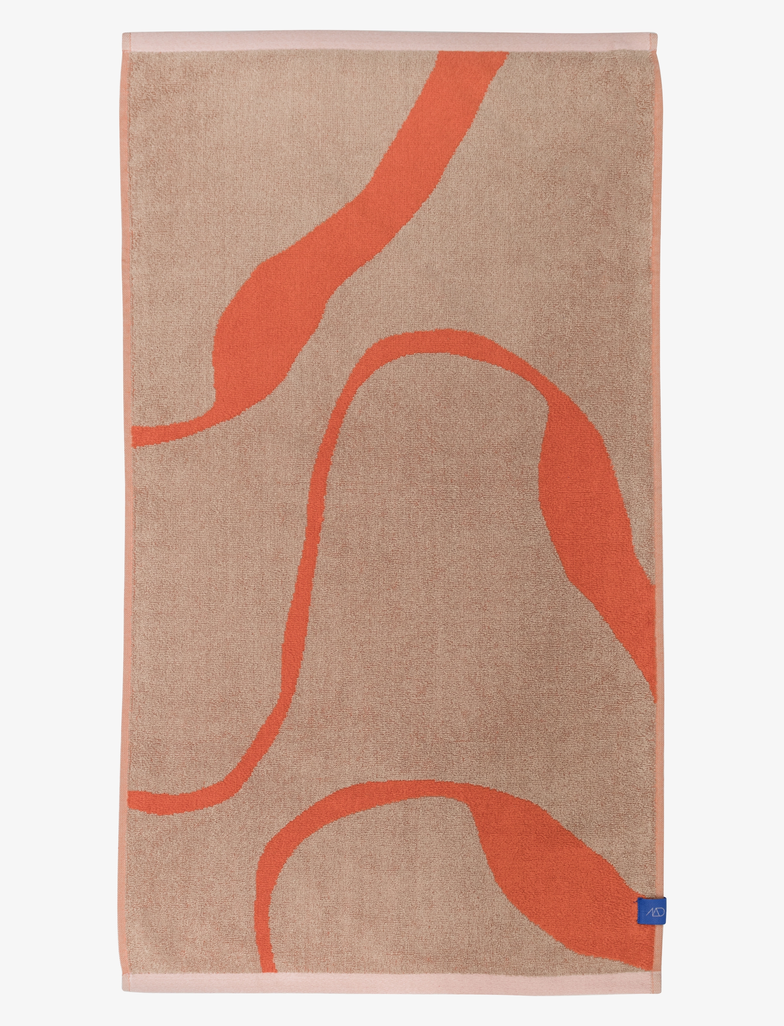 Mette Ditmer Nova Arte Bath Towel, Bath Håndklæde, Orange, Str: 70X133CM
