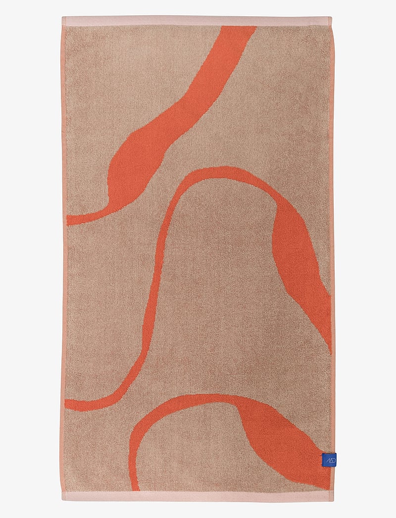 Mette Ditmer - NOVA ARTE bath towel - badetücher - latte / orange - 1