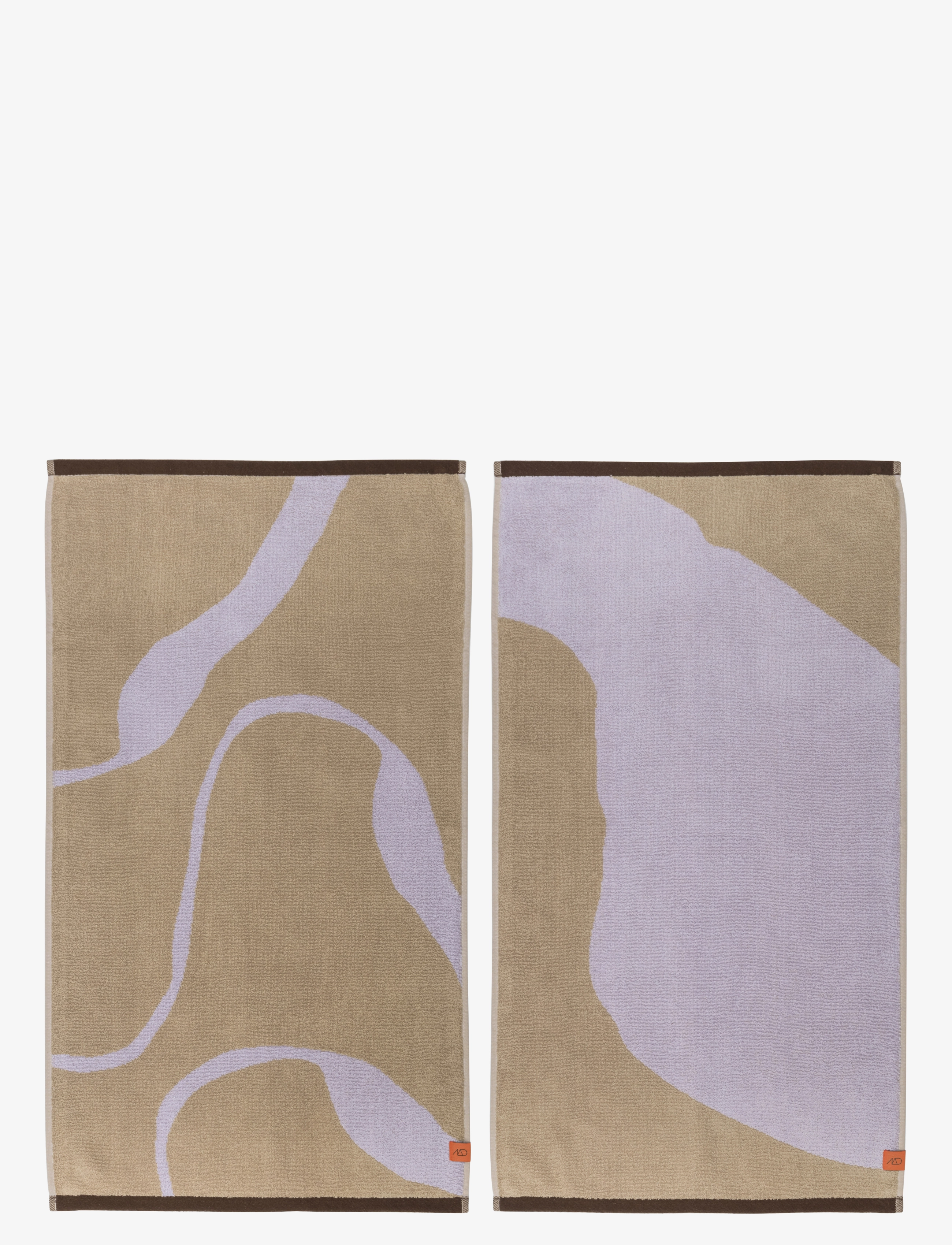METTE DITMER Nova Arte Handtuch, 2-Pack Lila - One Size - Unisex