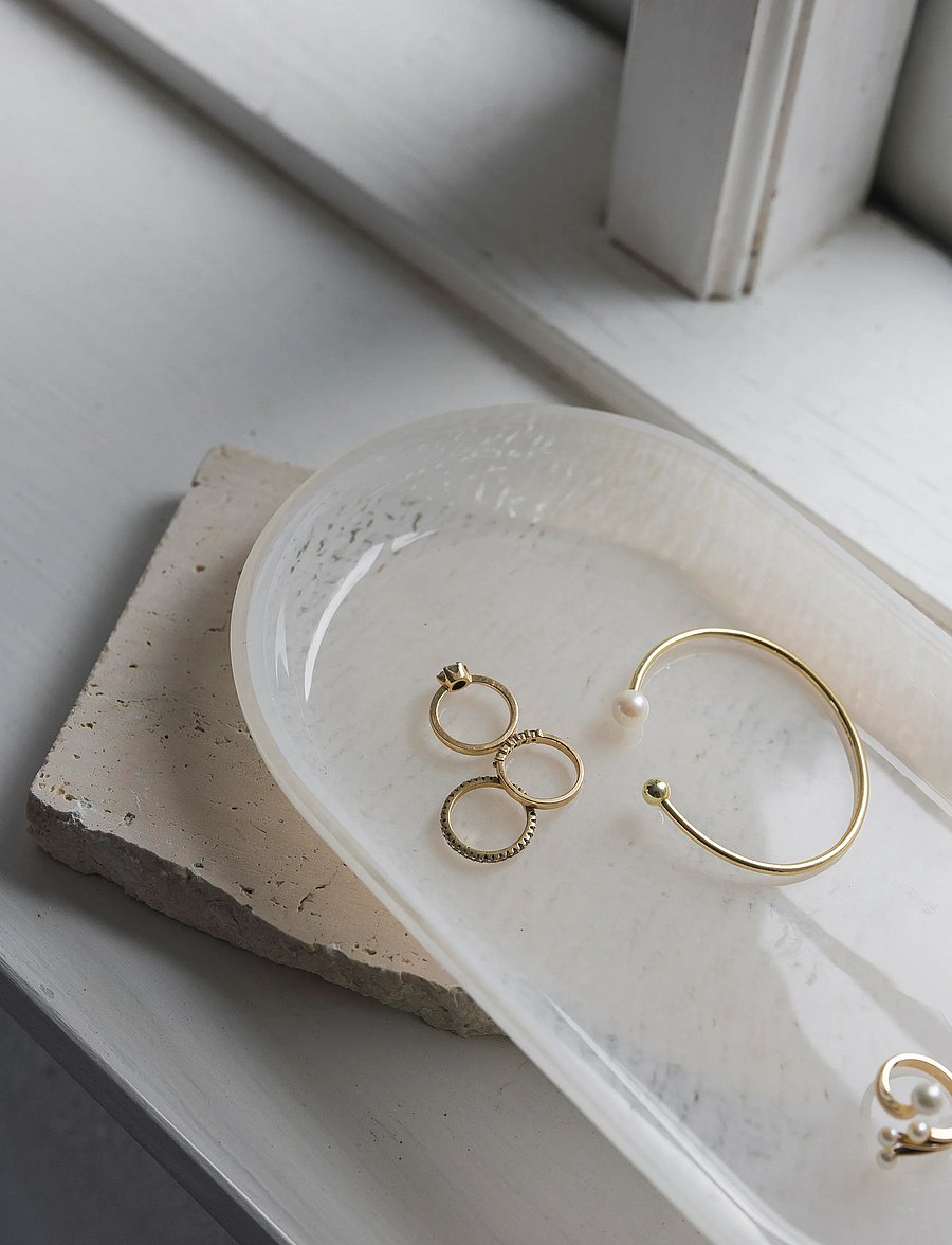 Mette Ditmer - OPAL tray - kandikud - linen - 2