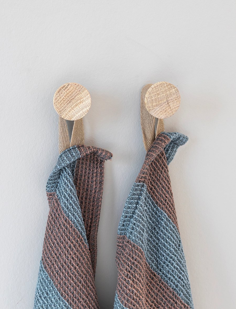 Mette Ditmer - POINT hook, 2-pack - konksud - natural - 3