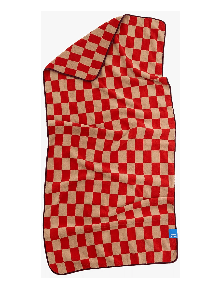 Mette Ditmer - RETRO beach towel - saunalinad - dark orange - 2