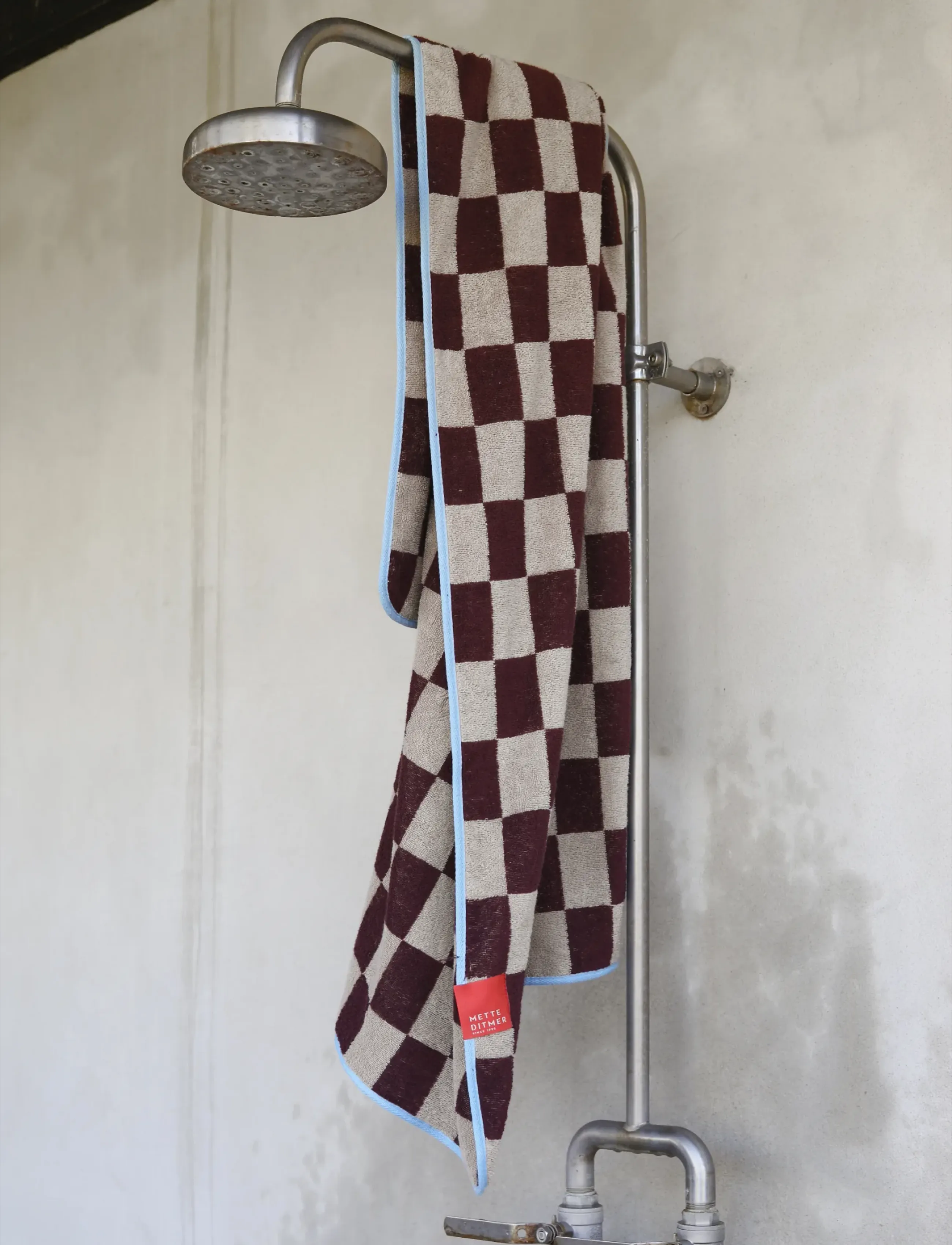 Mette Ditmer - RETRO beach towel - wine - 0