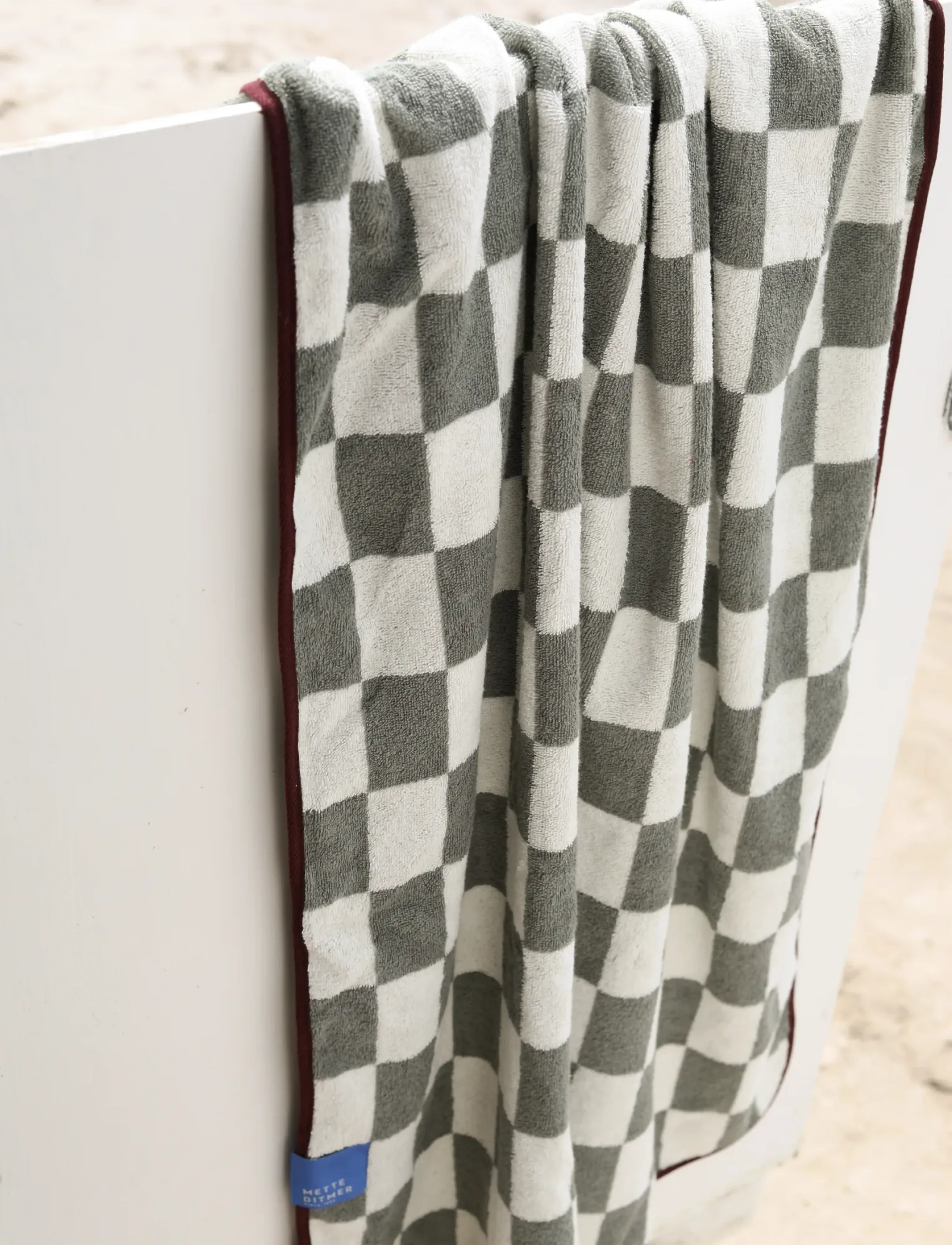 Mette Ditmer - RETRO beach towel - sage green - 0