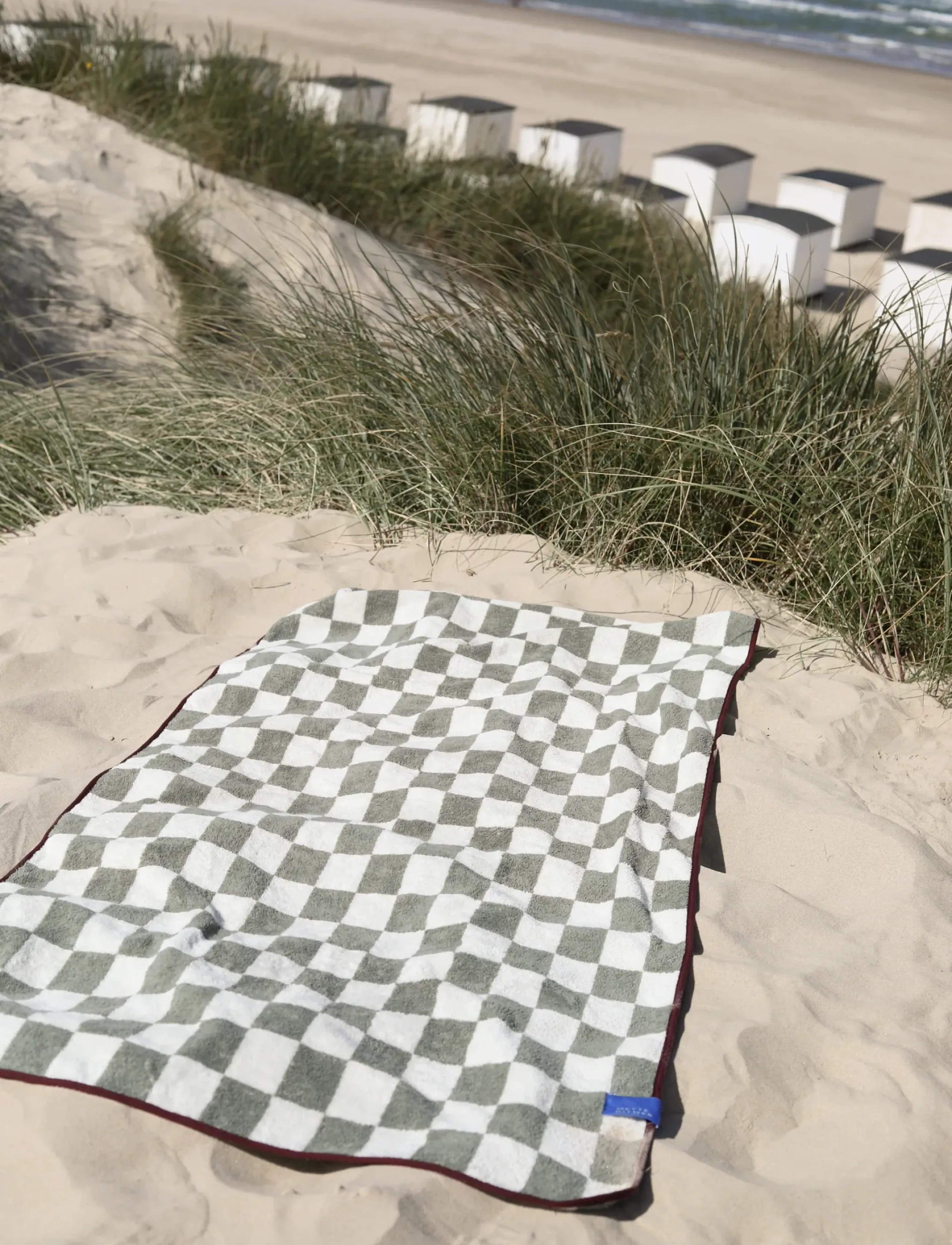 Mette Ditmer - RETRO beach towel - sage green - 5