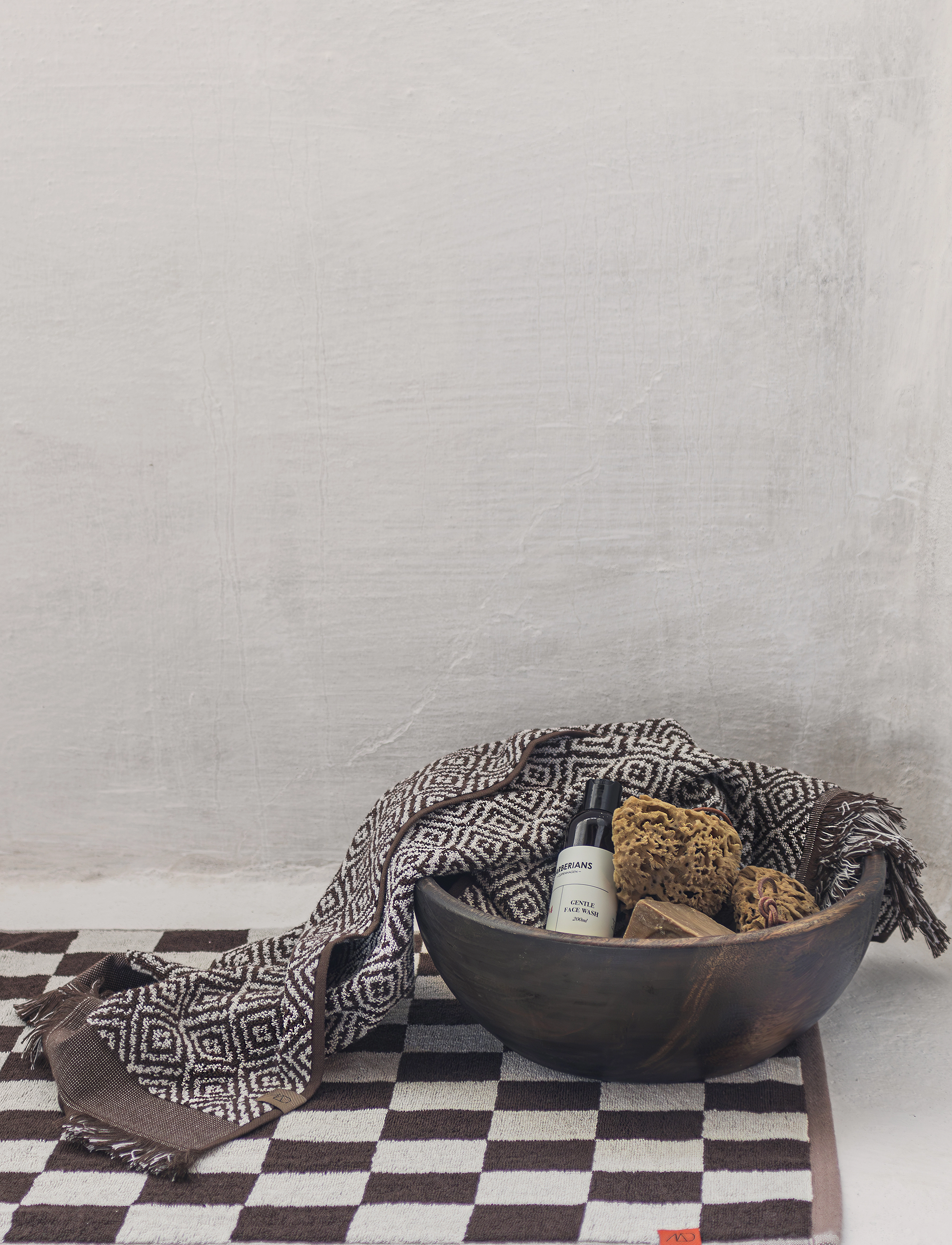 Mette Ditmer - RETRO bath mat - gulvtepper - chocolate - 2