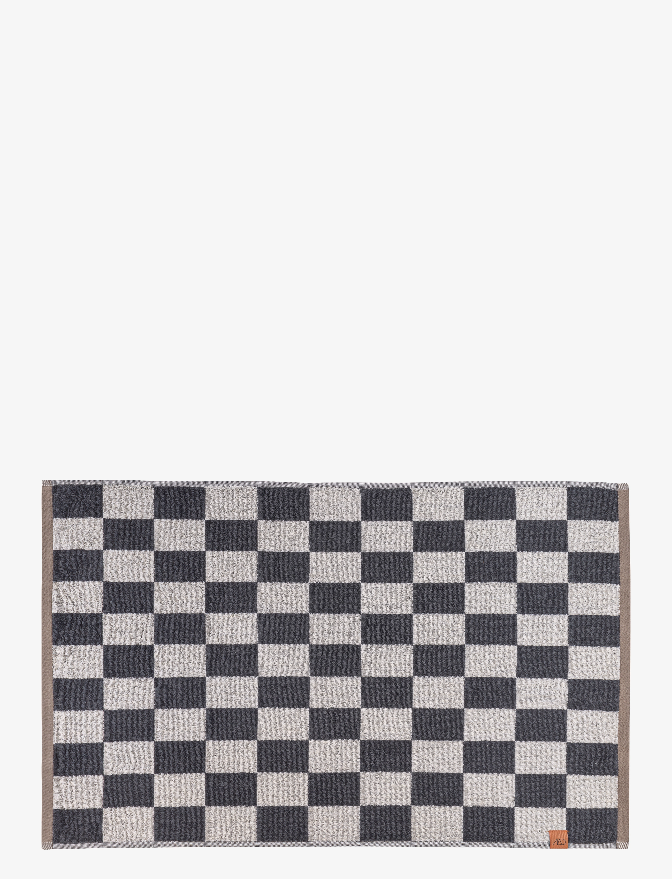 Mette Ditmer RETRO bath mat - Textilien - DARK GREY / grey