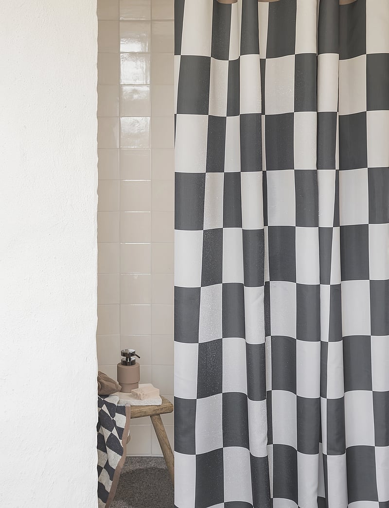 Mette Ditmer - RETRO shower curtain - nach preis einkaufen - dark grey - 1