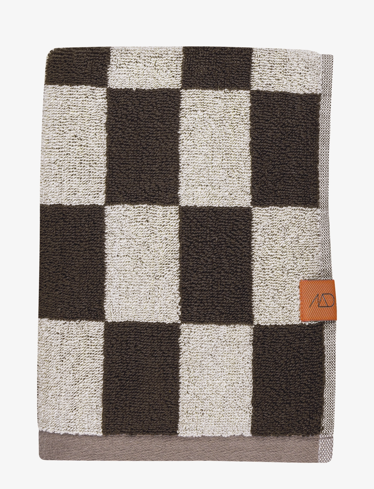 Mette Ditmer Retro Guest Towel, 2-Pack, Guest Håndklæde, Brun, Str: 40X55CM