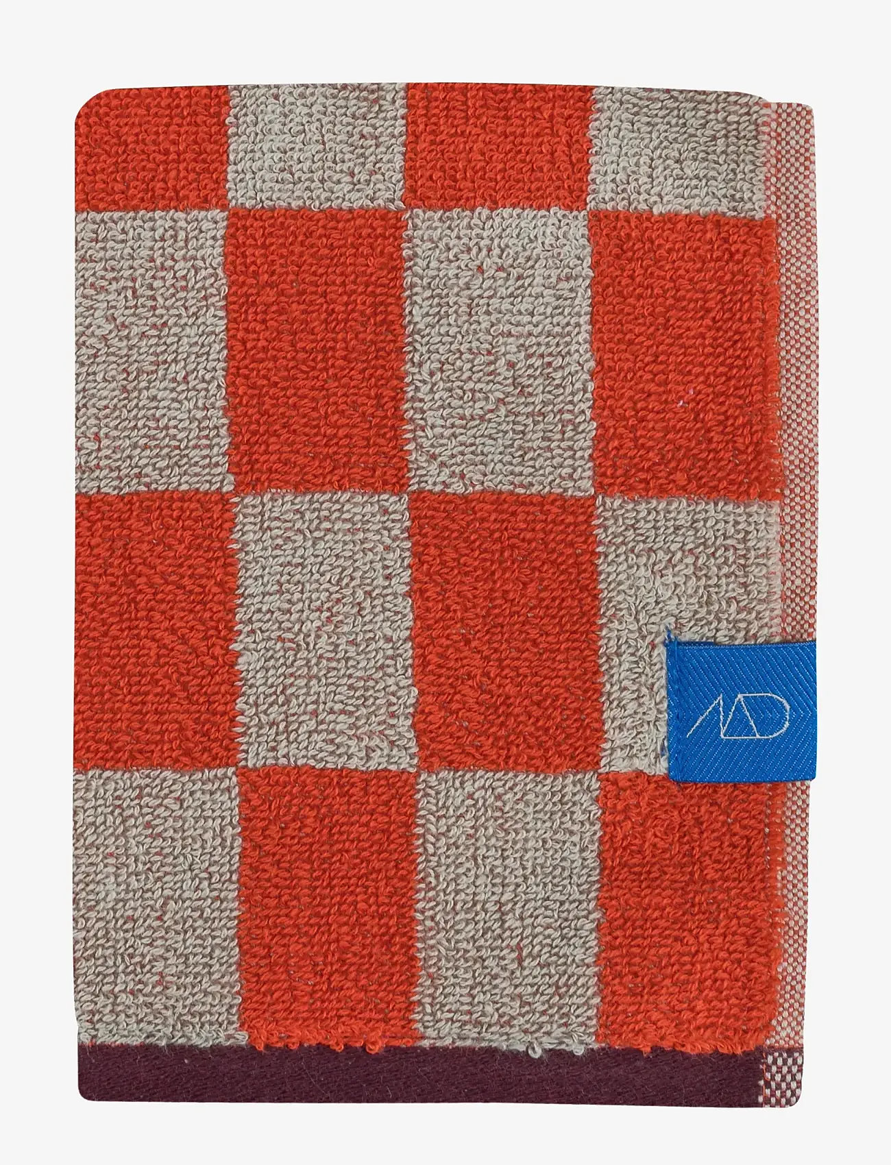 Mette Ditmer - RETRO guest towel, 2-pack - gästehandtücher - dark orange - 0