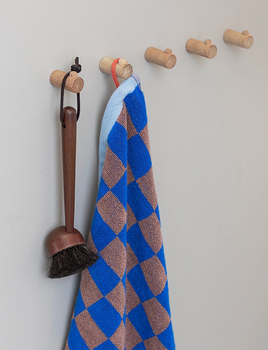 Mette Ditmer - RETRO guest towel - külaliste käterätikud - cobalt - 3