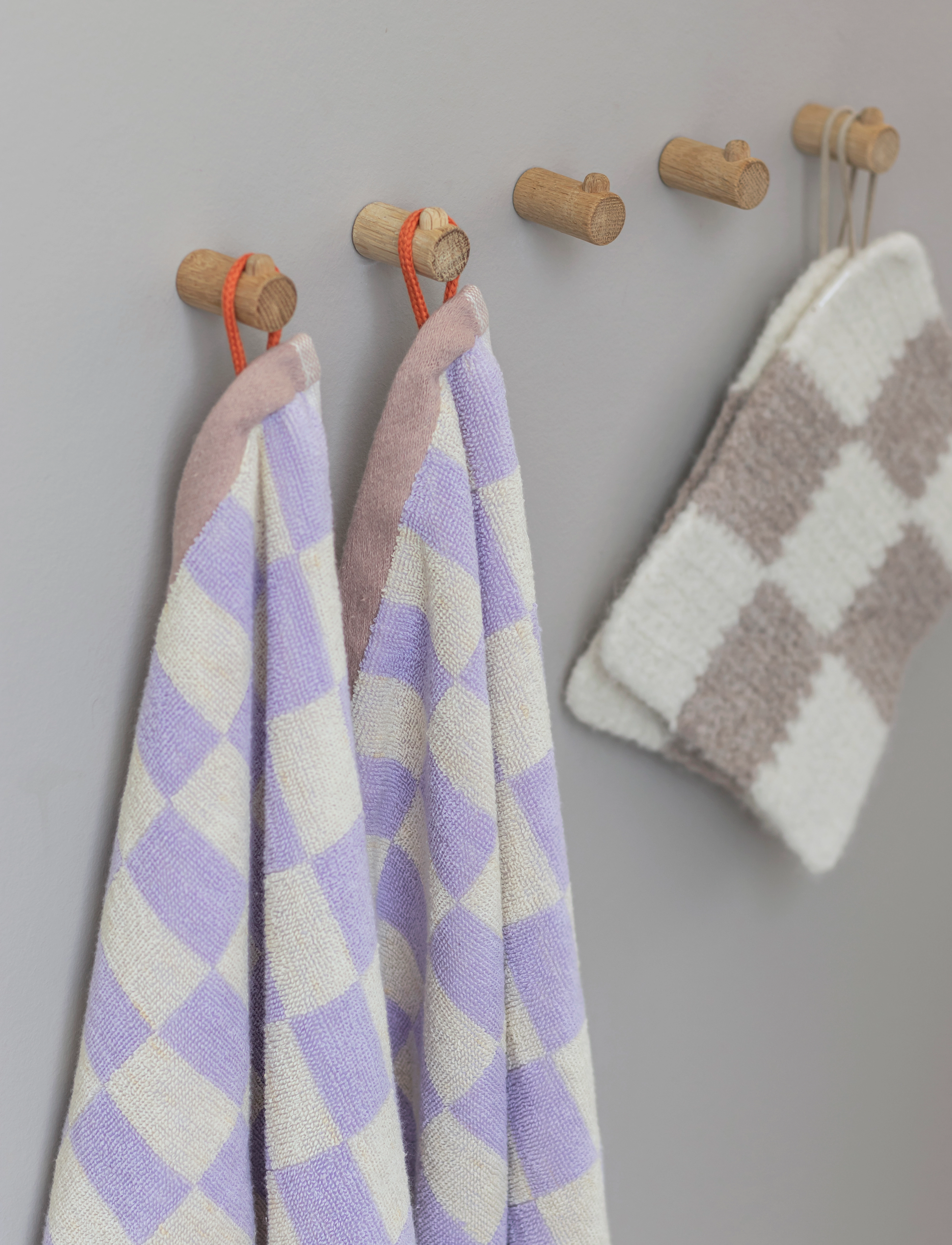 Mette Ditmer Retro Guest Towel, 40X55 cm, Towels & Bath Towels, Mehrfarbig/gemustert - Homeware