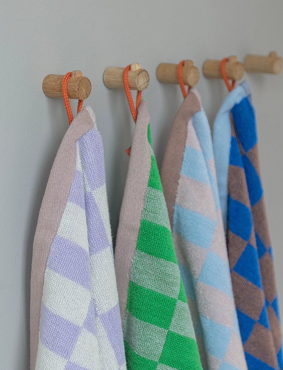Mette Ditmer - RETRO guest towel - külaliste käterätikud - lilac - 2