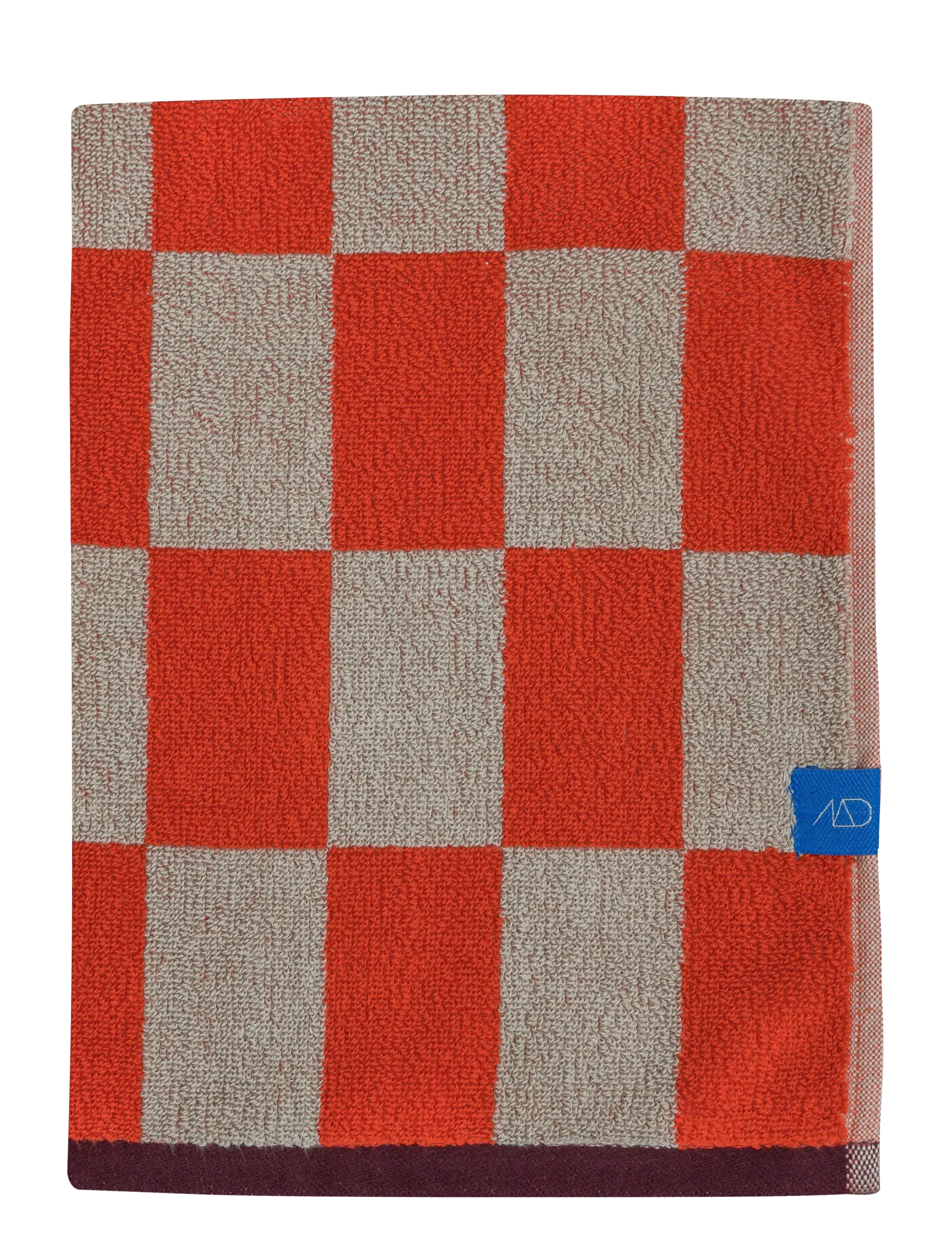 Mette Ditmer RETRO bath towel - Textilien - DARK ORANGE / orange