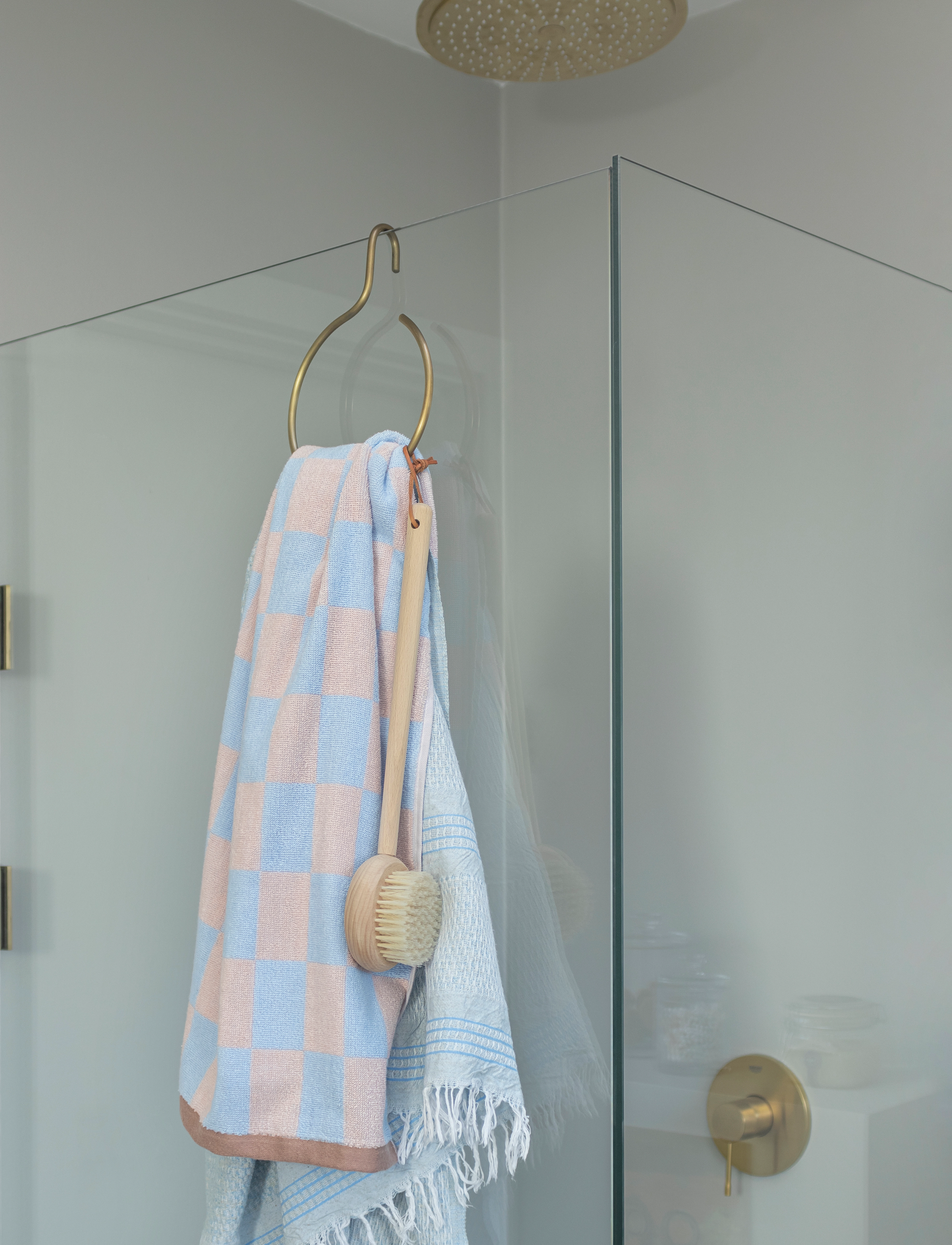 Mette Ditmer Retro Bath Towel, 70X133 cm, Towels & Towels, Mehrfarbig/gemustert - Homeware