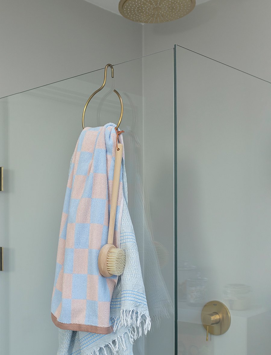 Mette Ditmer - RETRO bath towel - badetücher - light blue - 0
