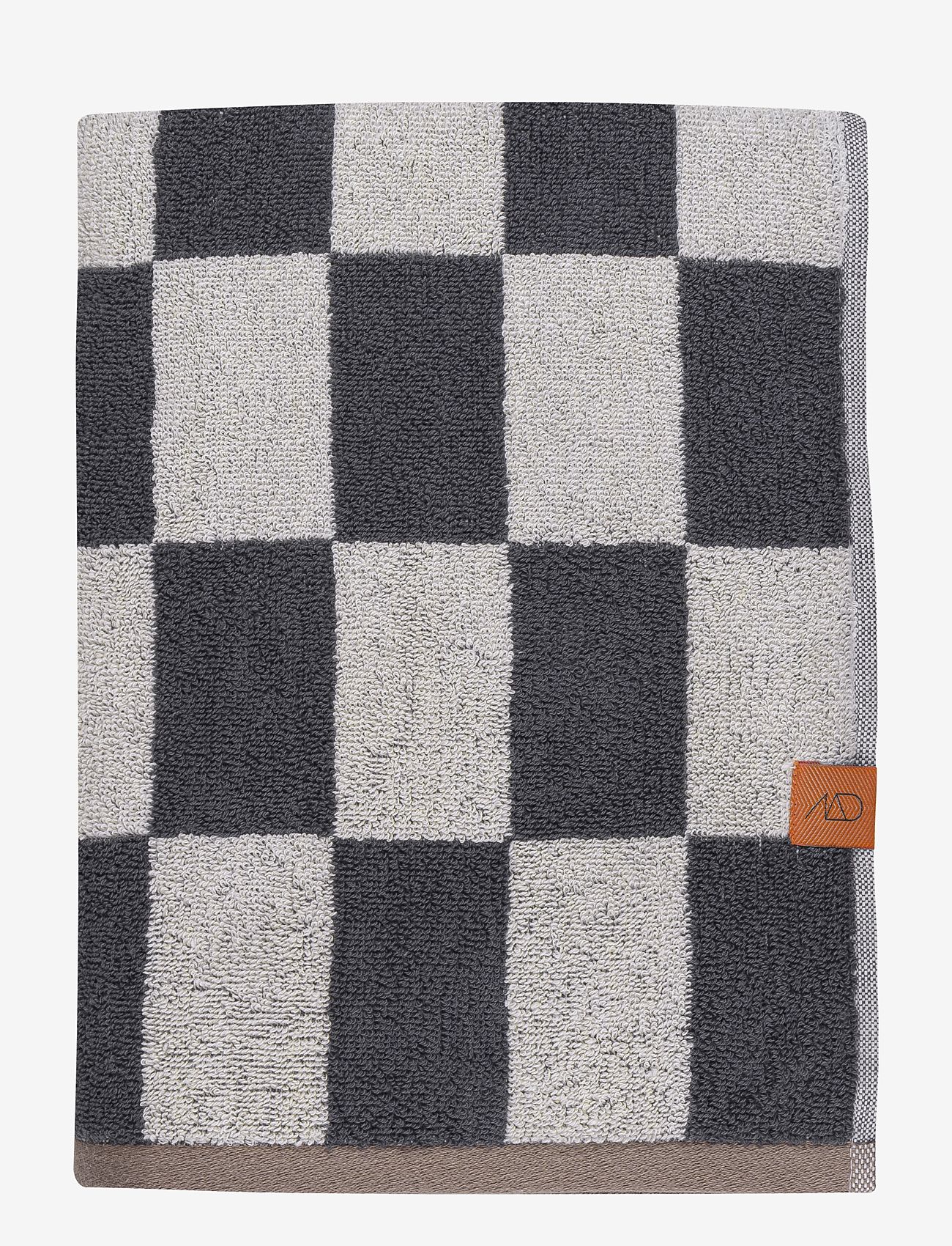 Mette Ditmer - RETRO bath towel - bath towels - dark grey - 1