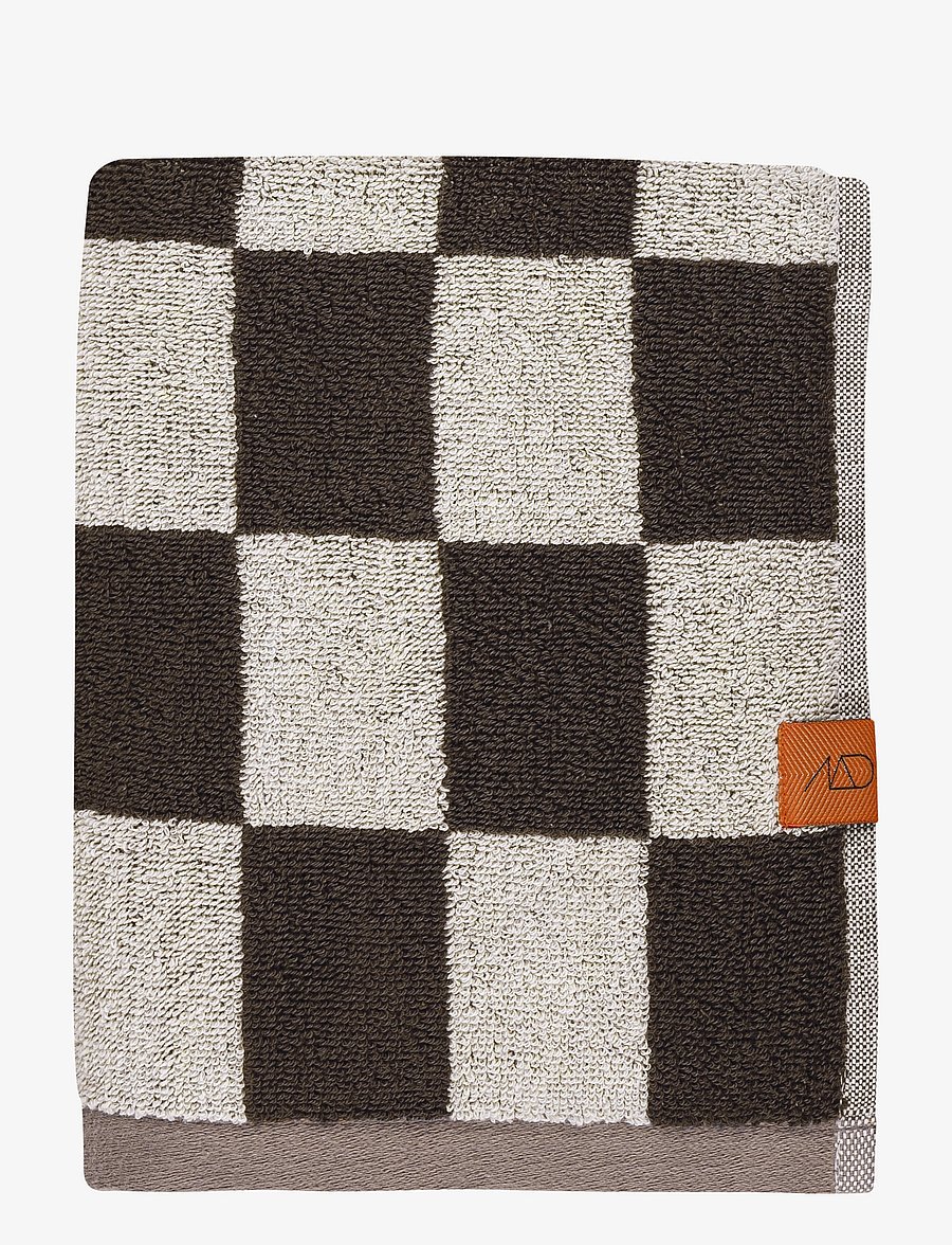 Mette Ditmer - RETRO towel - saunalinad - chocolate - 1