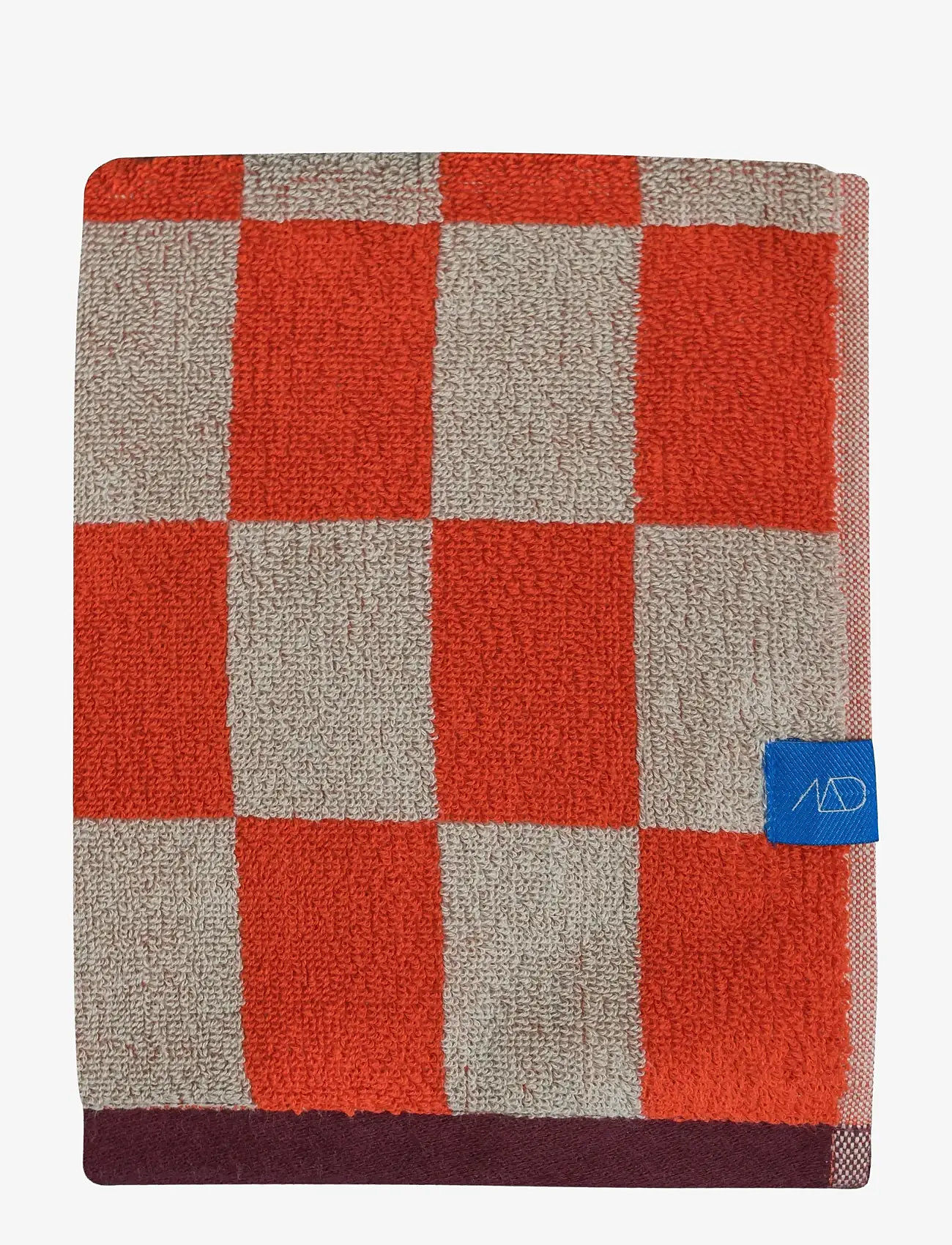 Mette Ditmer - RETRO towel - hand towels - dark orange - 1