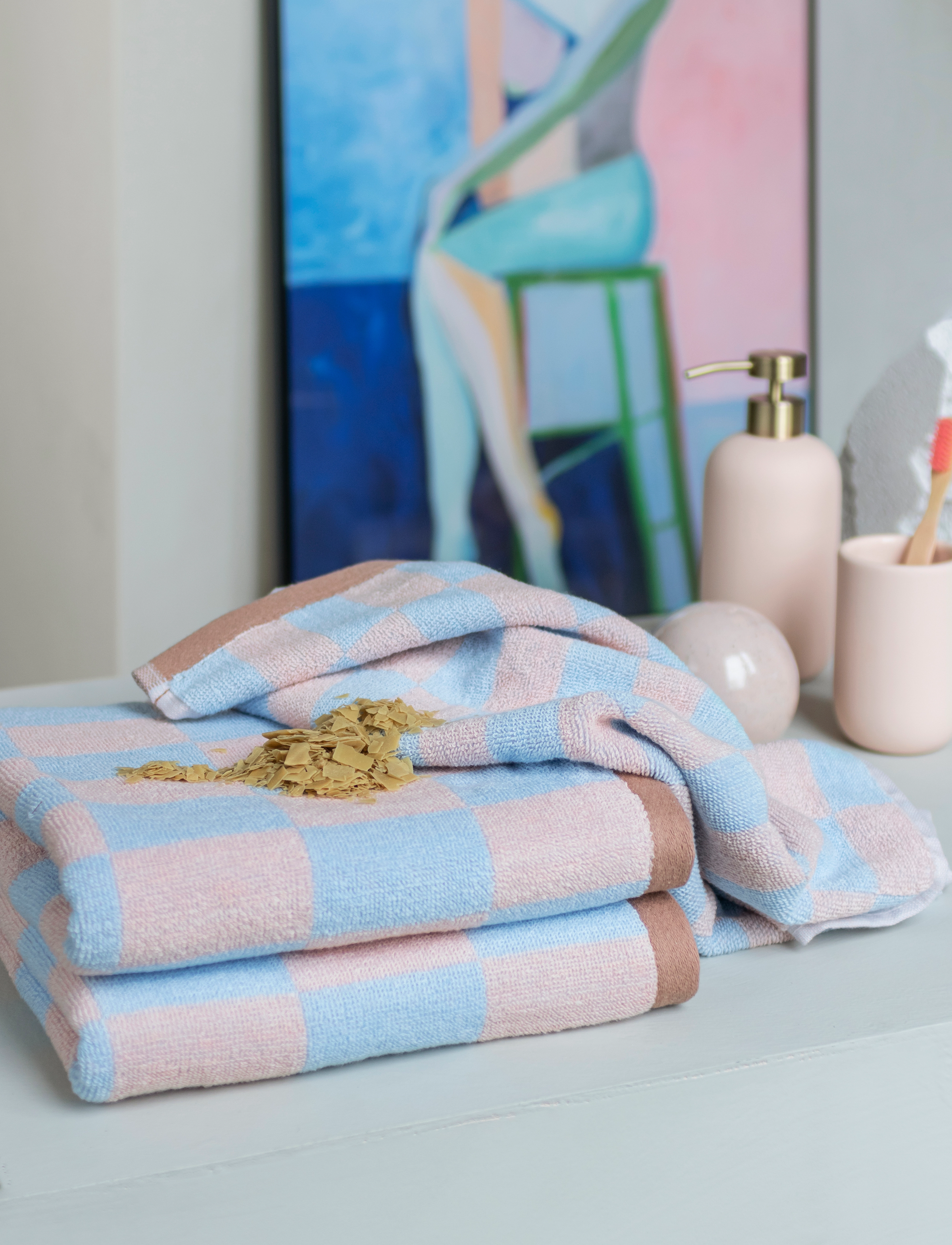 Mette Ditmer Retro Hand Towel, 50X90 cm, Towels & Bath Towels, Mehrfarbig/gemustert - Homeware