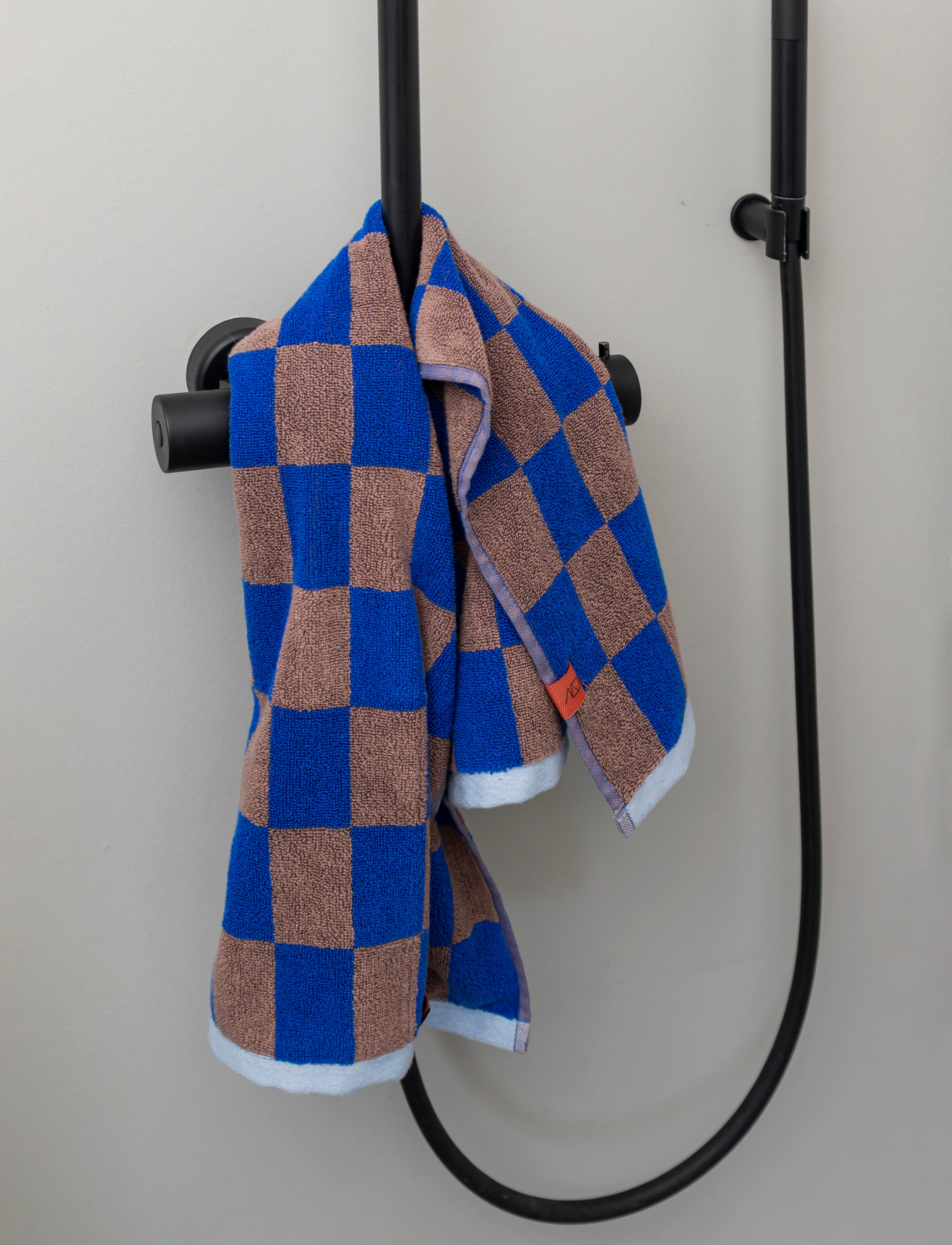 Mette Ditmer Retro Hand Towel, 50X90 cm, Towels & Bath Towels, Blau - Homeware