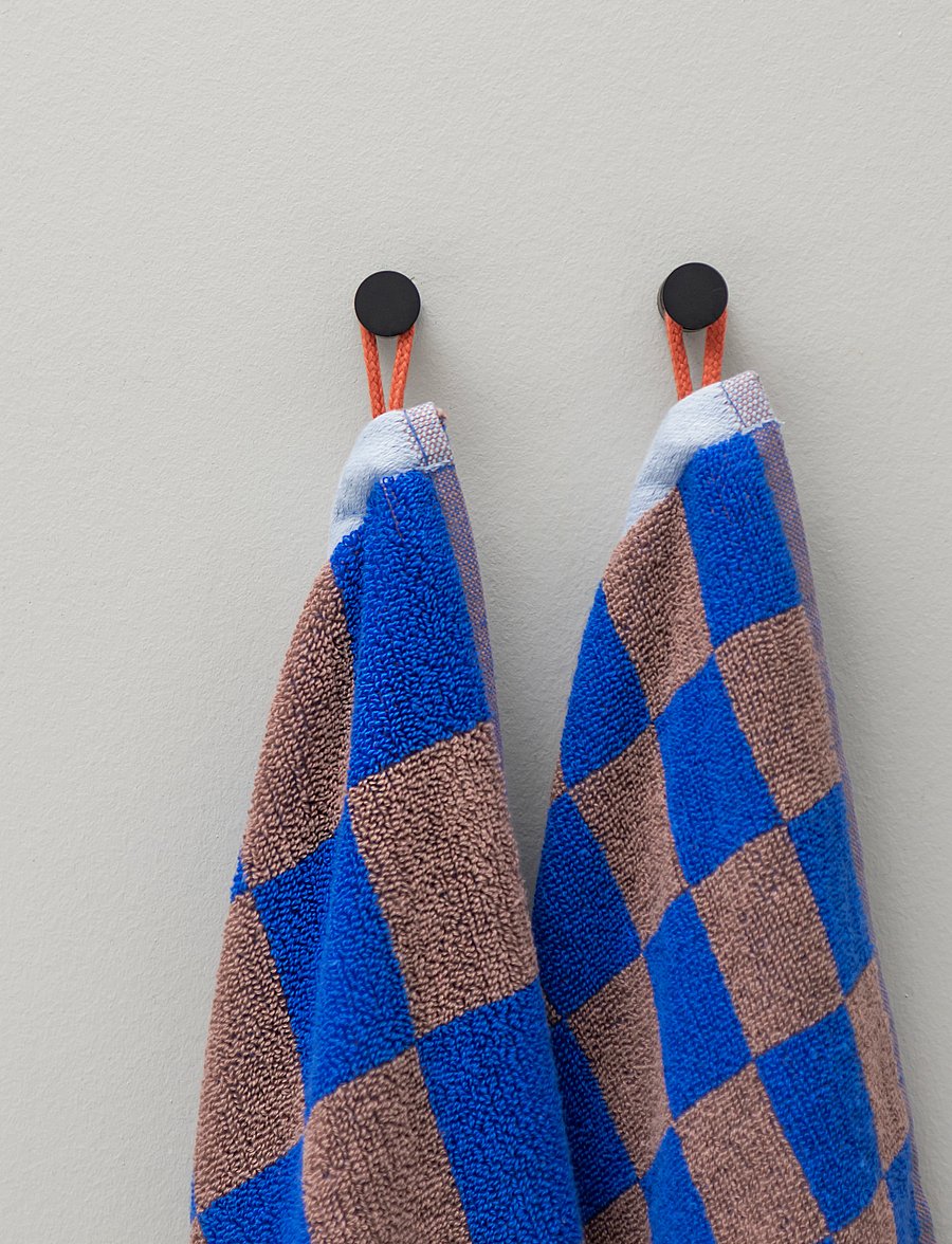 Mette Ditmer - RETRO hand towel - handtücher & badetücher - cobalt - 2