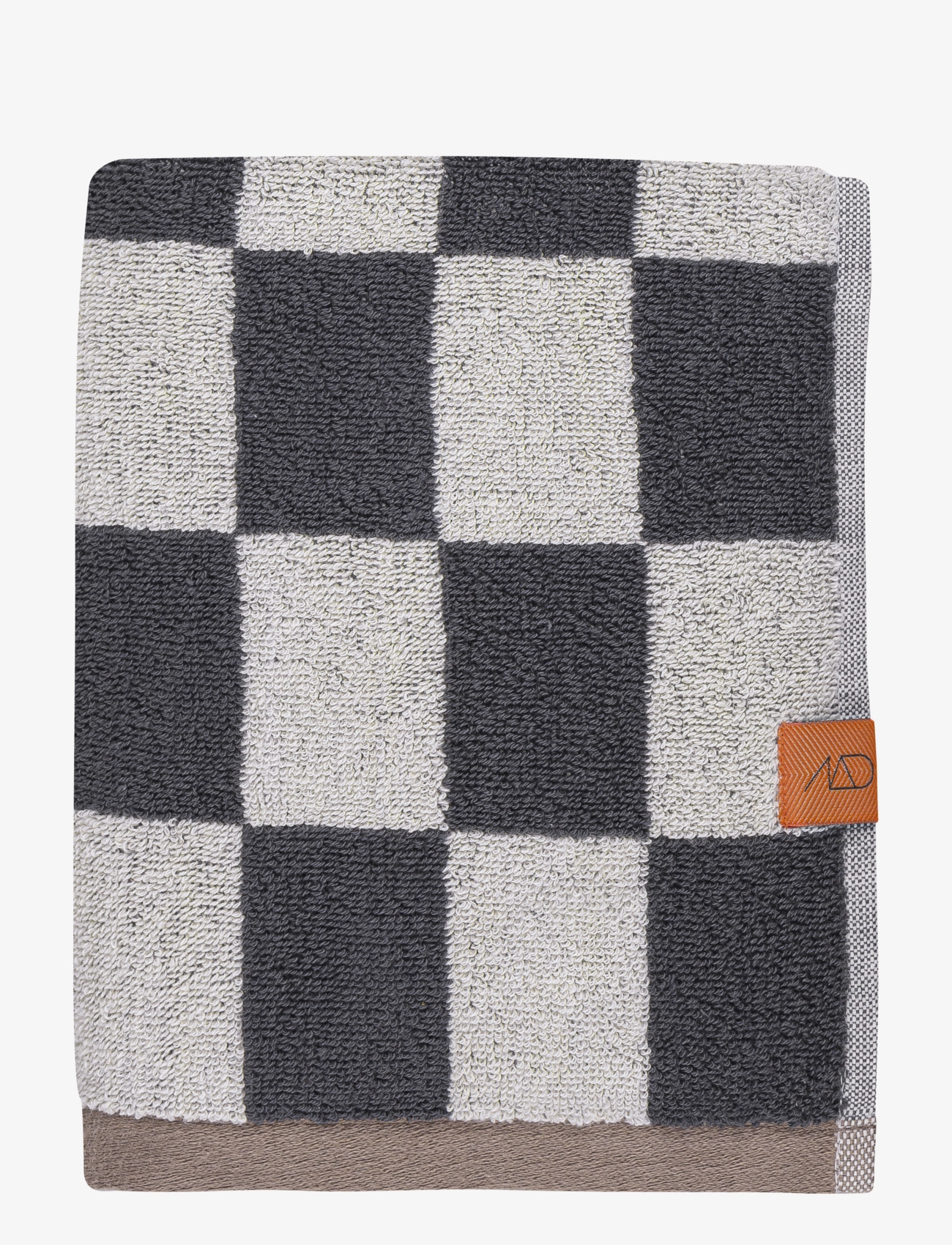 Mette Ditmer RETRO towel - Textilien - DARK GREY / grey