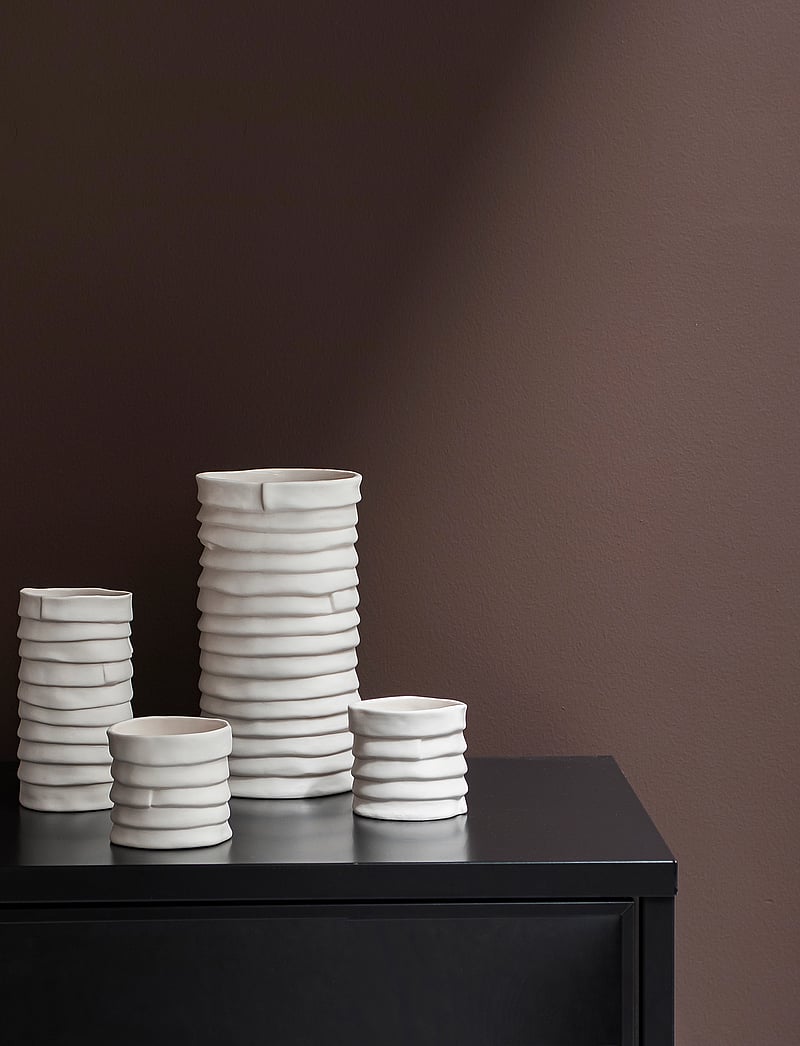 Mette Ditmer - RIBBON vase, large - osta hinna alusel - off-white - 5