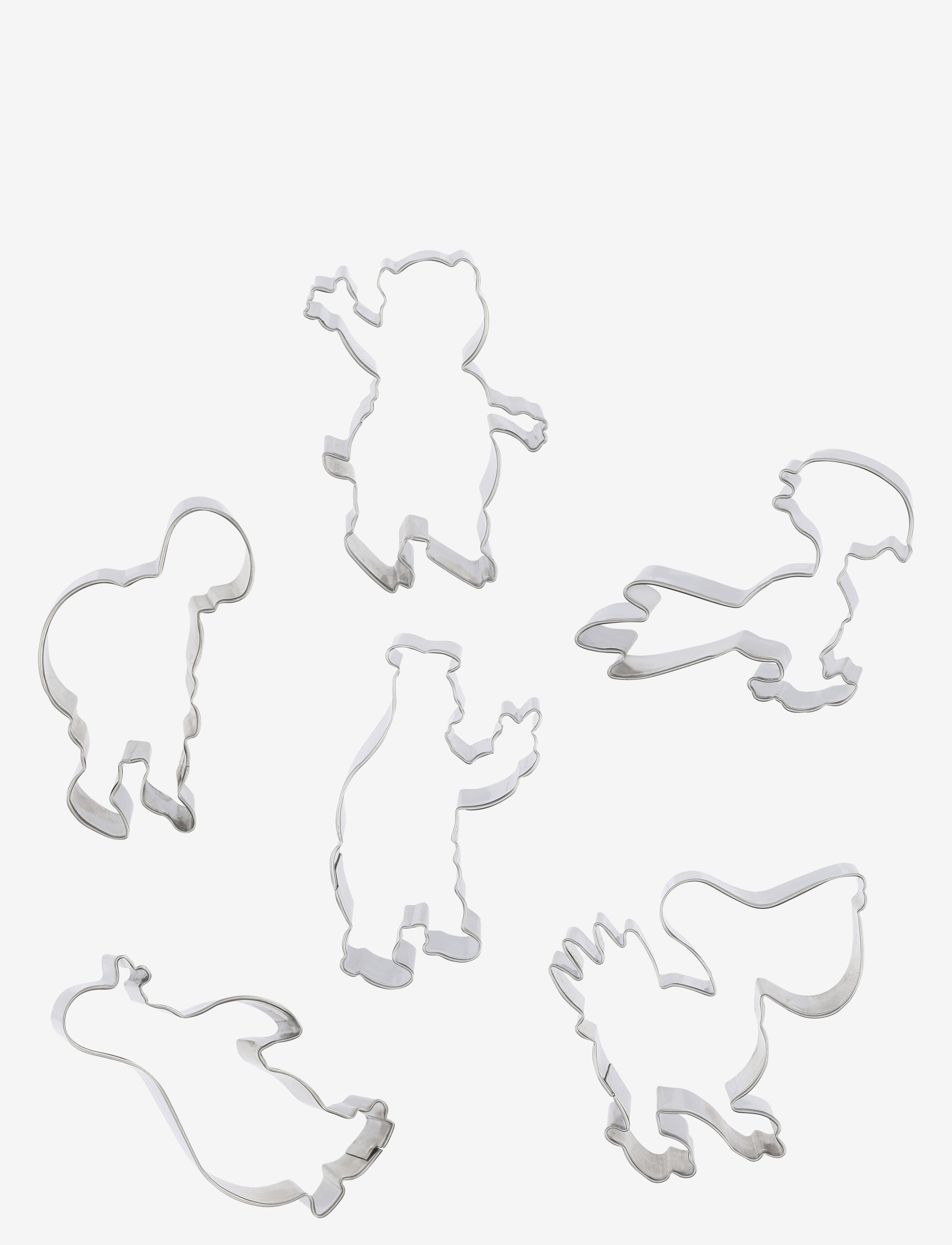 METTE DITMER Rasmus Klump Cake Forms Set Silber - One Size - Kinder