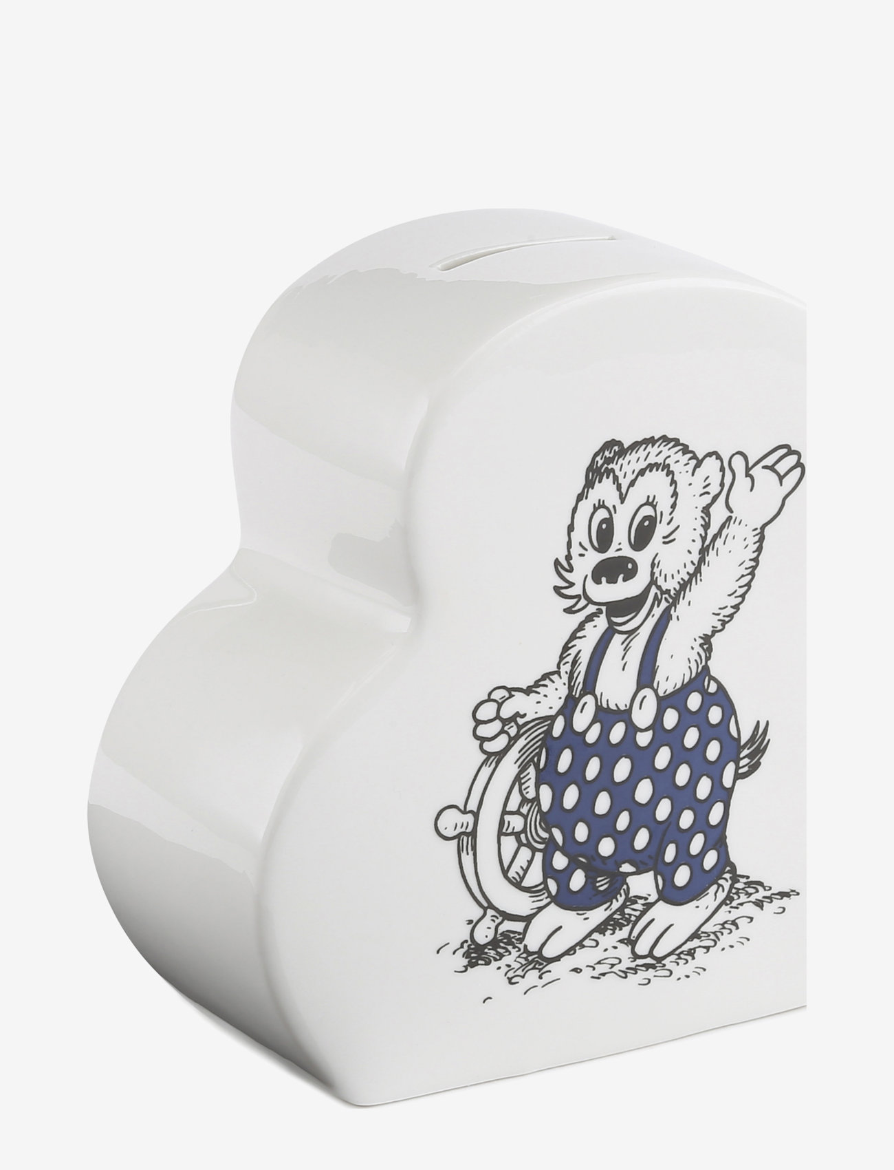 Mette Ditmer - RASMUS KLUMP Money Bank - sparschweine - black/blue print - 1