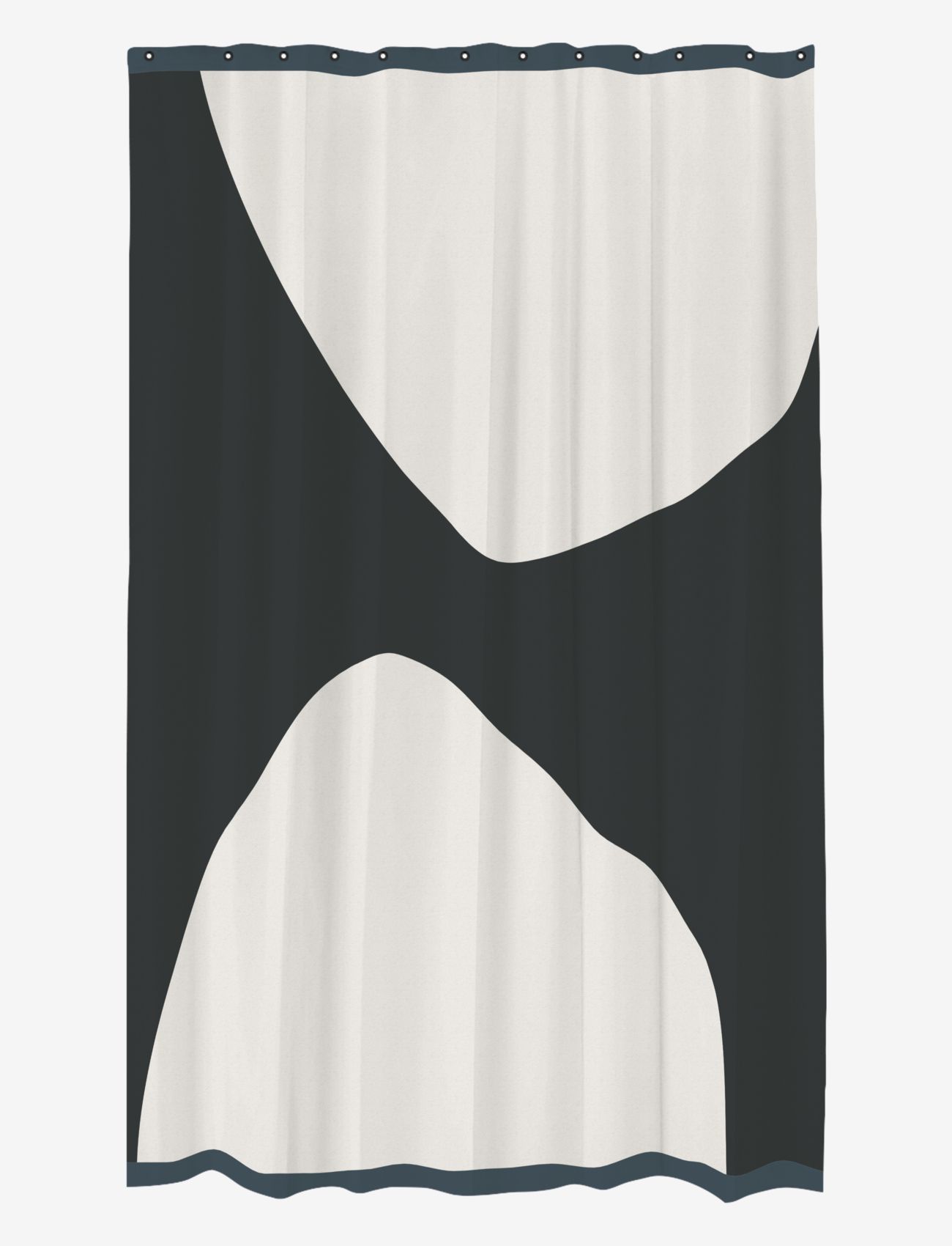 Mette Ditmer ROCK shower curtain - Duschvorhänge - BLACK / multi