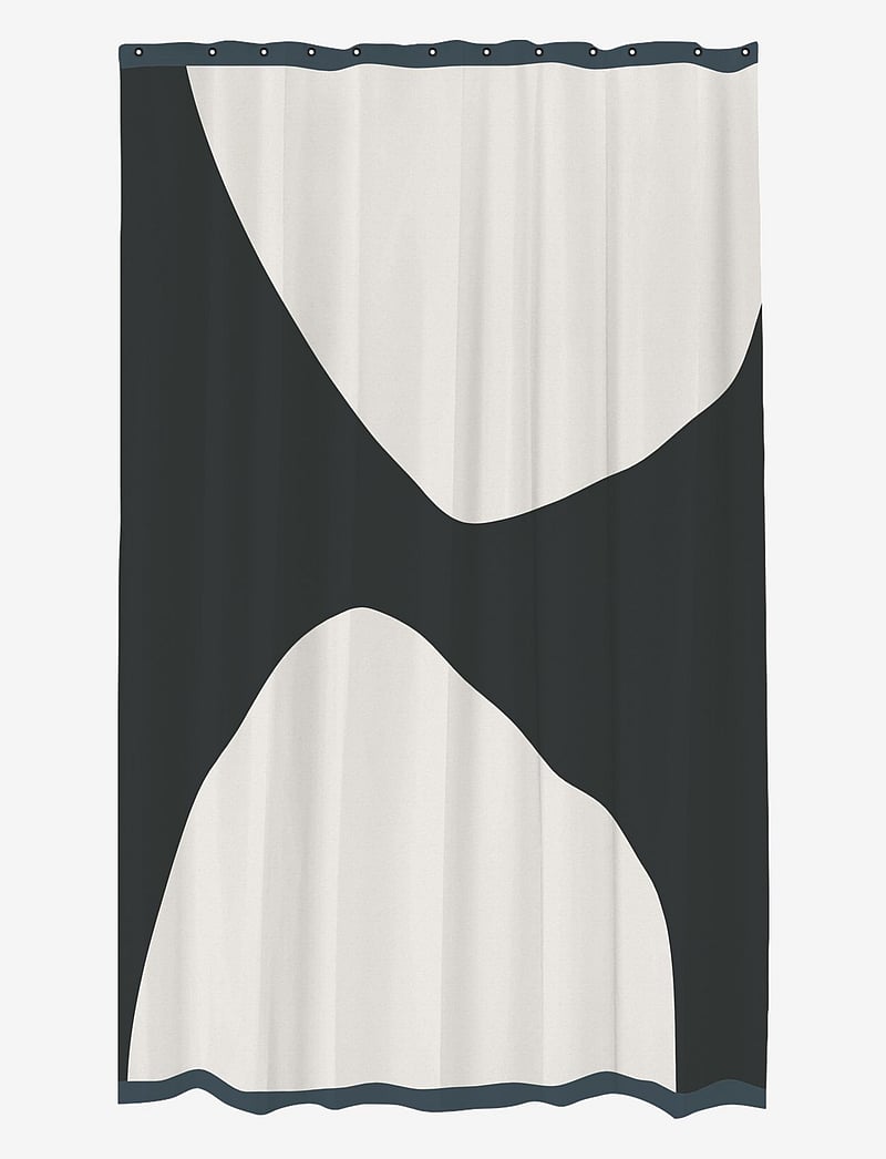 Mette Ditmer - ROCK shower curtain - duschvorhänge - black - 1