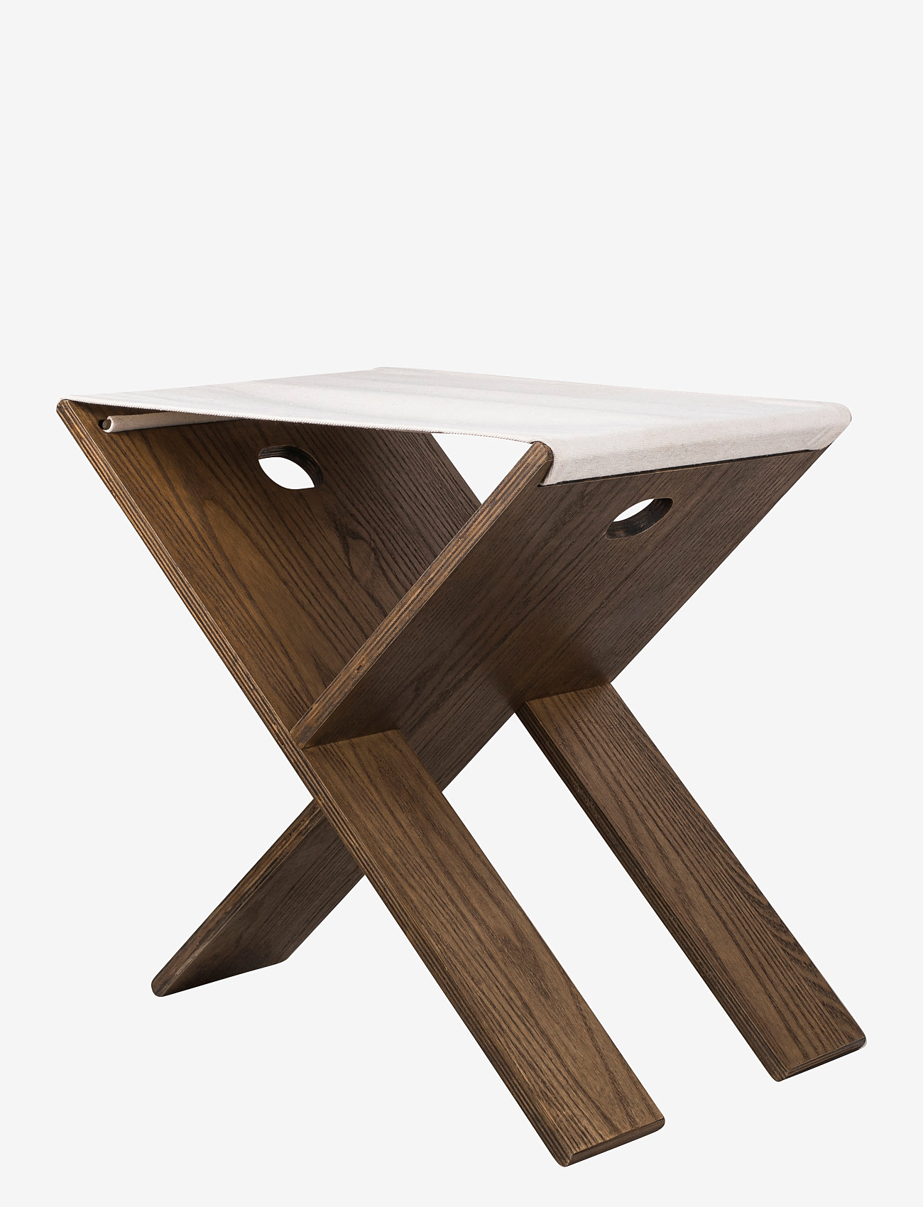 Mette Ditmer - ROOTS folding stool - taburetter og bænke - dark oiled - 0