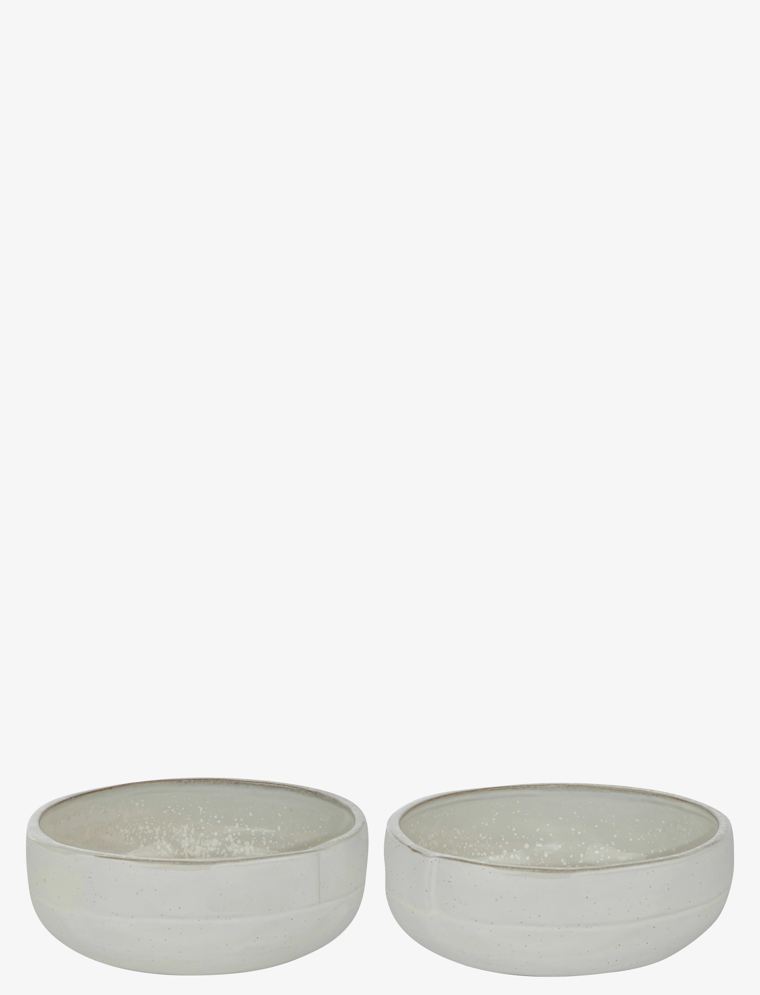 Mette Ditmer SAND GRAIN bowl large, 2-pack - Mette Ditmer - KIT / cream