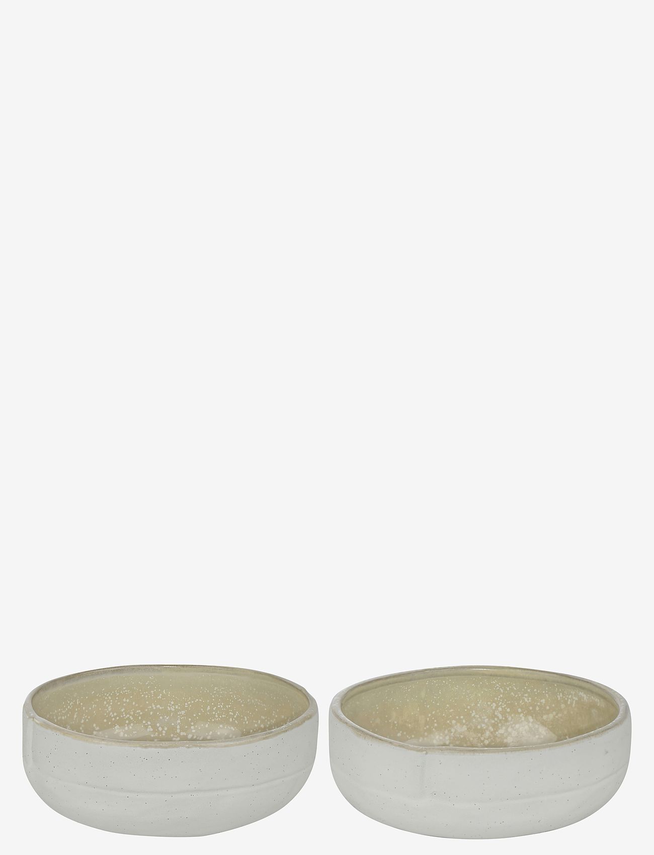 Mette Ditmer - SAND GRAIN bowl large, 2-pack - servierschalen - straw - 1