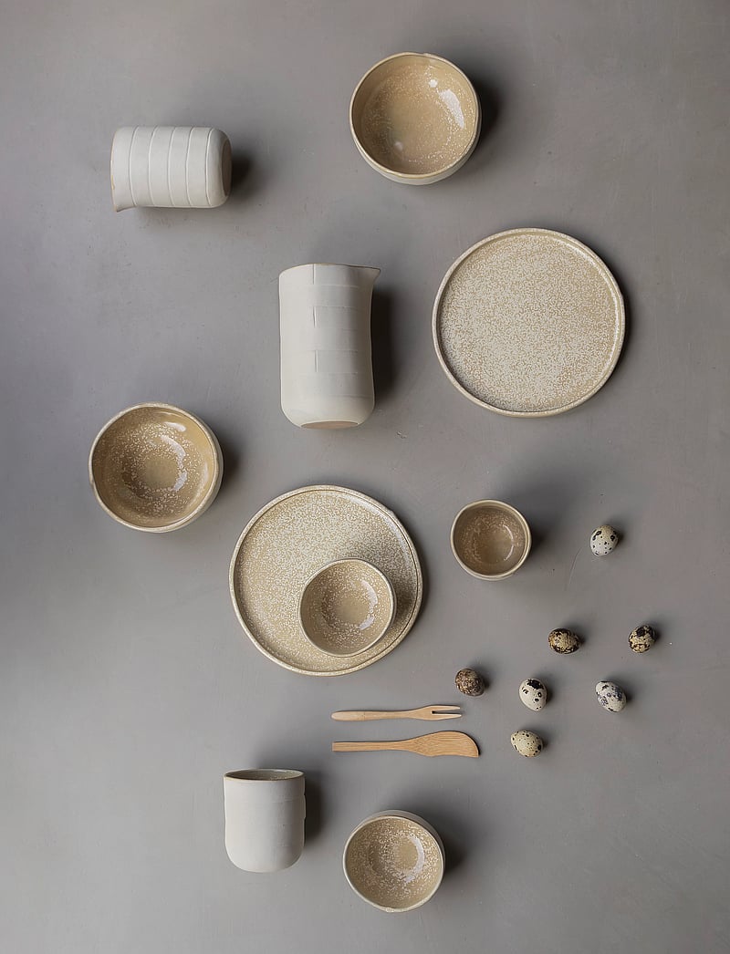 Mette Ditmer - SAND GRAIN bowl large, 2-pack - nach preis einkaufen - straw - 3