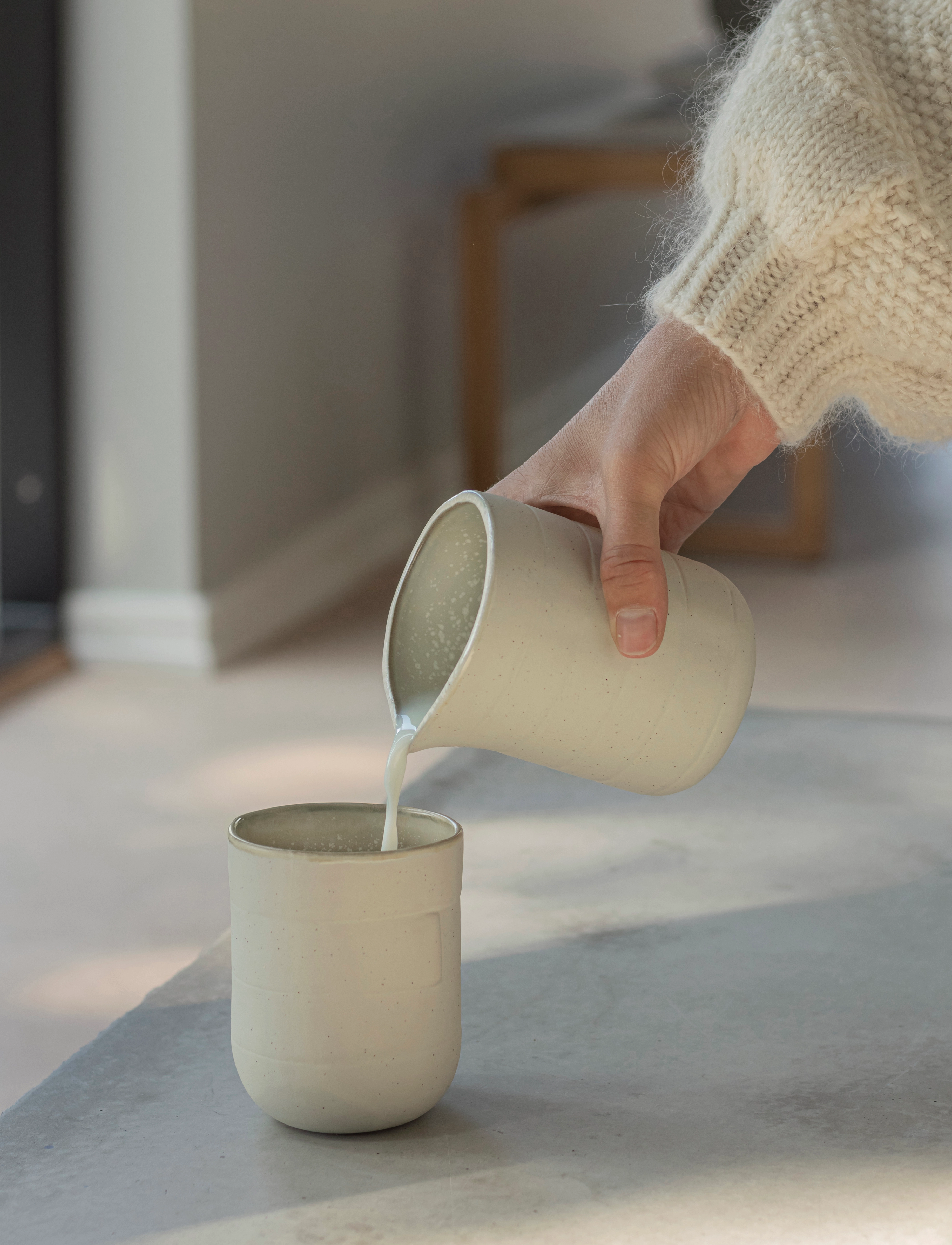 Mette Ditmer - SAND GRAIN mug, 30 cl., 2-pack - kaffibollar - kit - 4