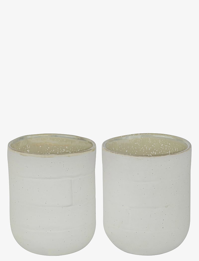 Mette Ditmer - SAND GRAIN mug, 30 cl., 2-pack - kaffetassen - straw - 1