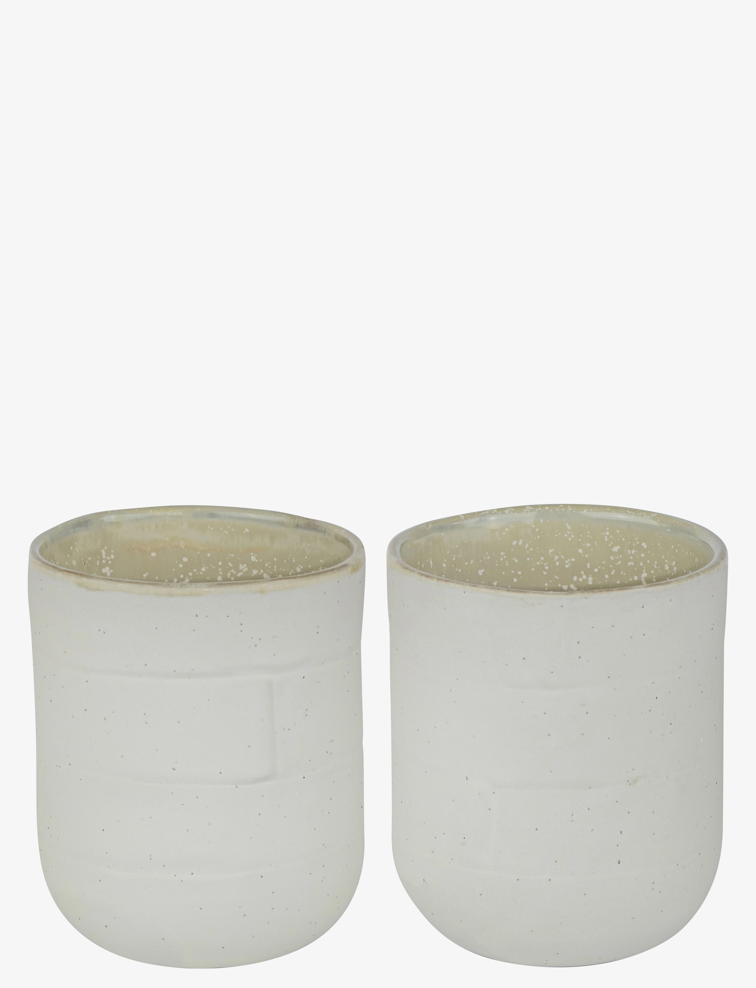Mette Ditmer SAND GRAIN mug, 30 cl., 2-pack - Mette Ditmer - STRAW / cream