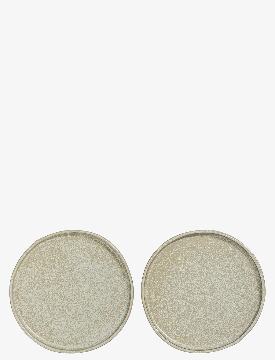 Mette Ditmer - SAND GRAIN plate, 2-pack - frühstücksteller - straw - 1