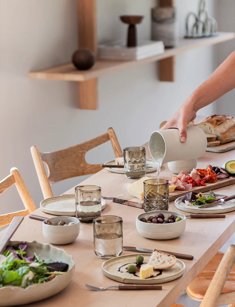 Mette Ditmer - SAND GRAIN plate, 2-pack - frühstücksteller - straw - 4