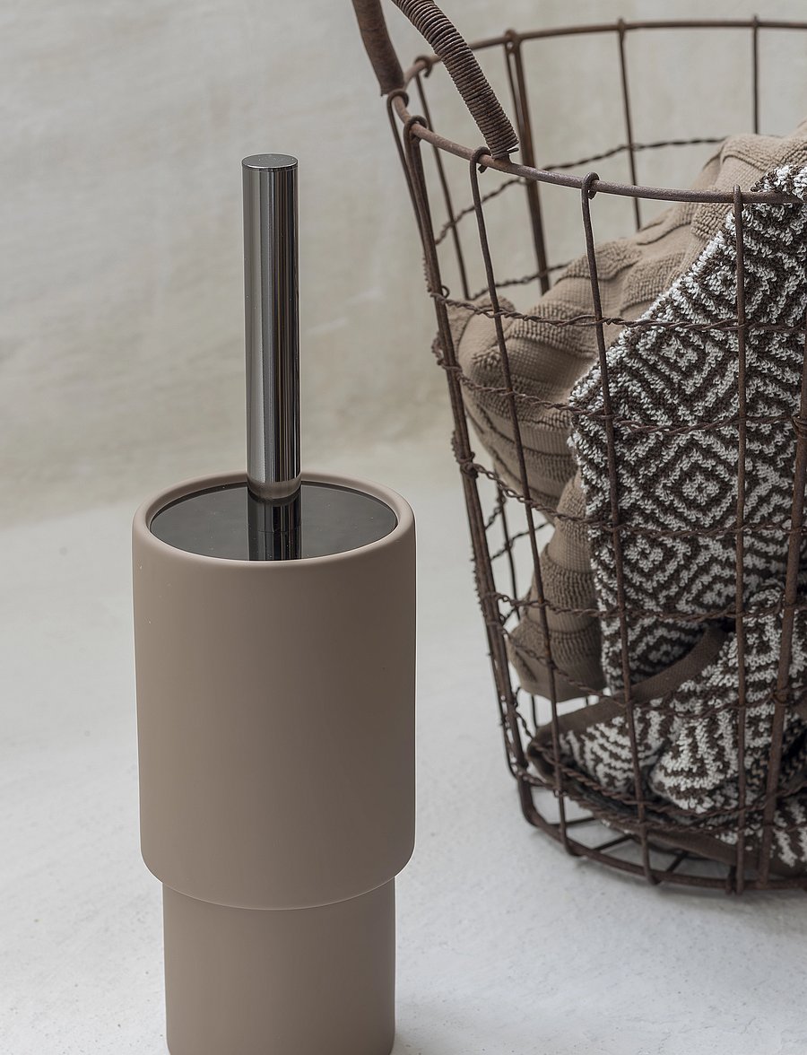 Mette Ditmer - SHADES toilet brush holder - wc-harjad ja ämbrid - nougat - 0