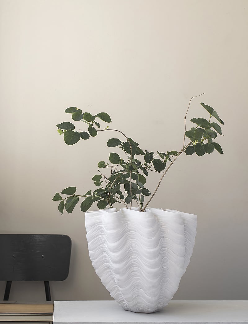 Mette Ditmer - SHELL vase - vasen - off-white - 2