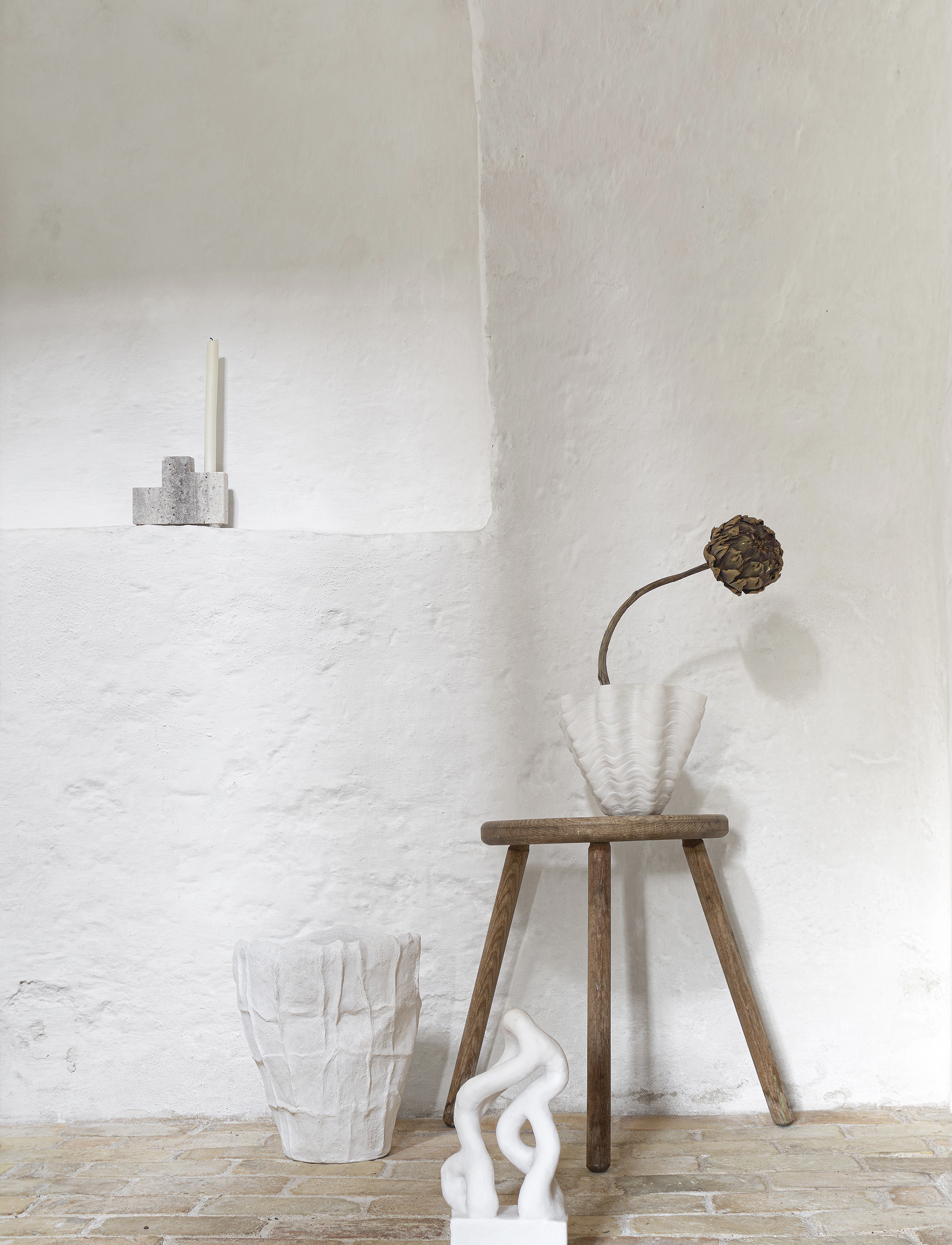 Mette Ditmer - SHELL vase - vases - off-white - 2